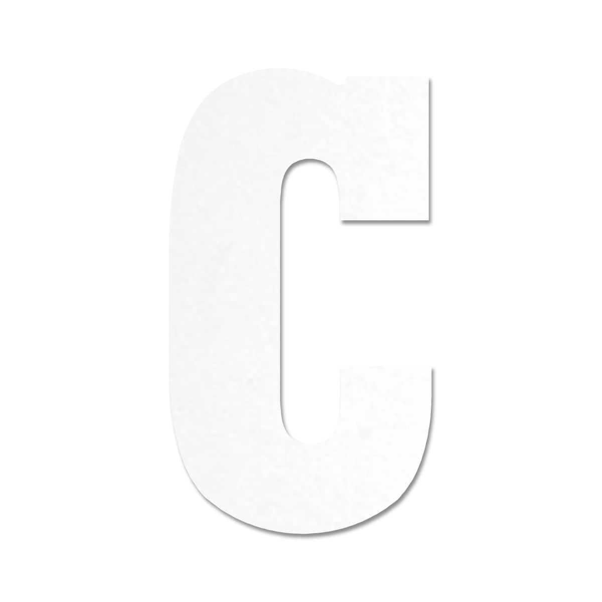 6 Pack: 13" White MDF Uppercase Letter by Make Market®