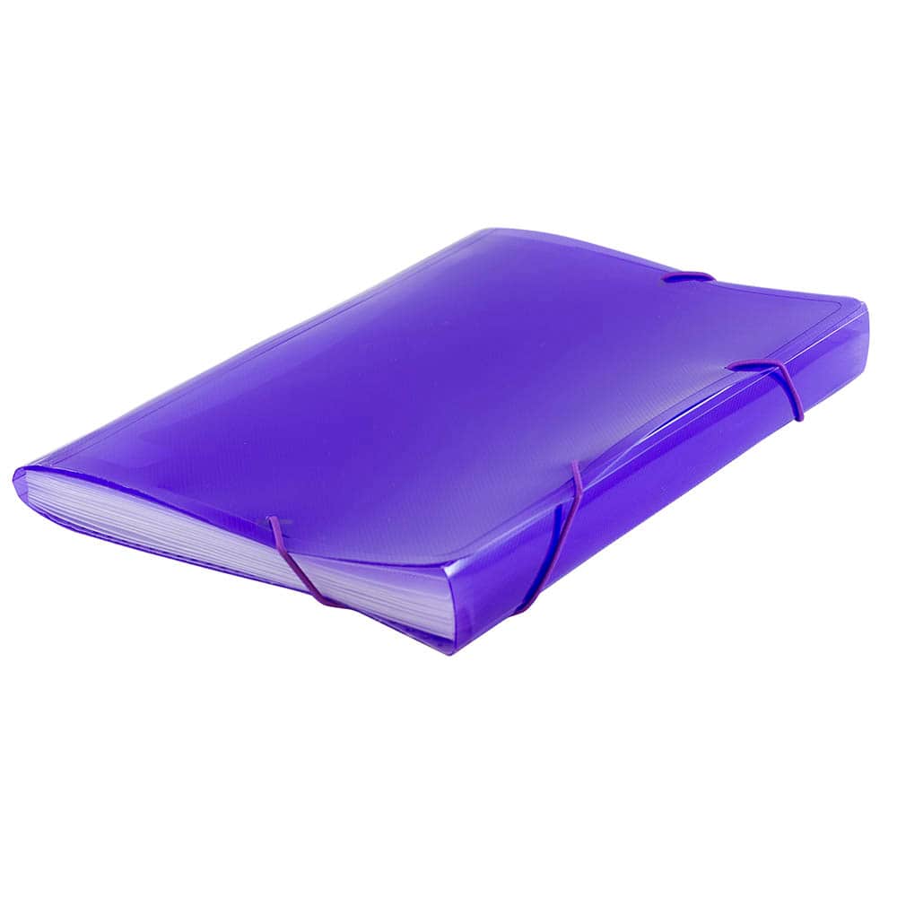 JAM Paper 9" x 13" Plastic Accordion Folder