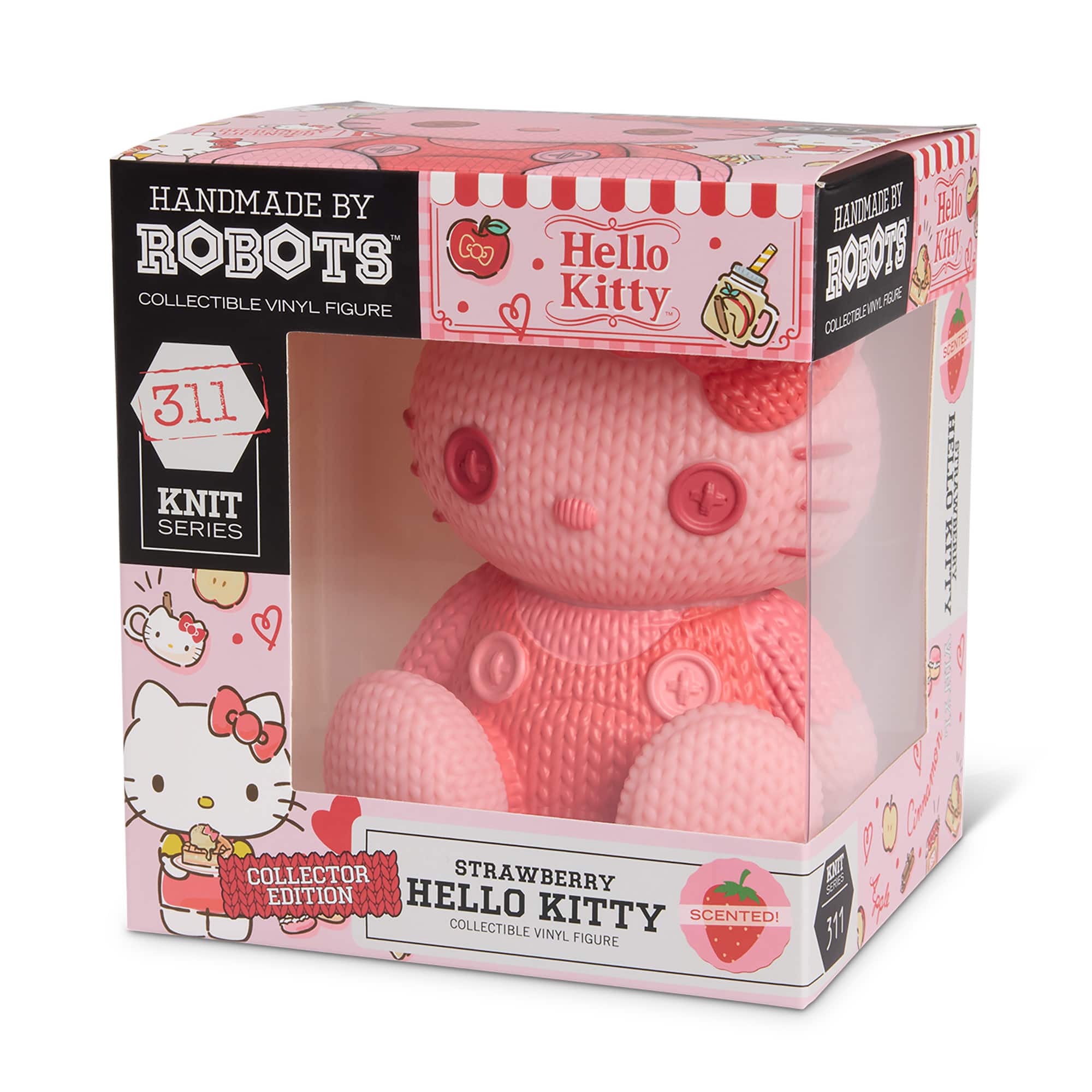Handmade by Robots™ Hello Kitty® No.311 Strawberry Scented Vinyl Figure