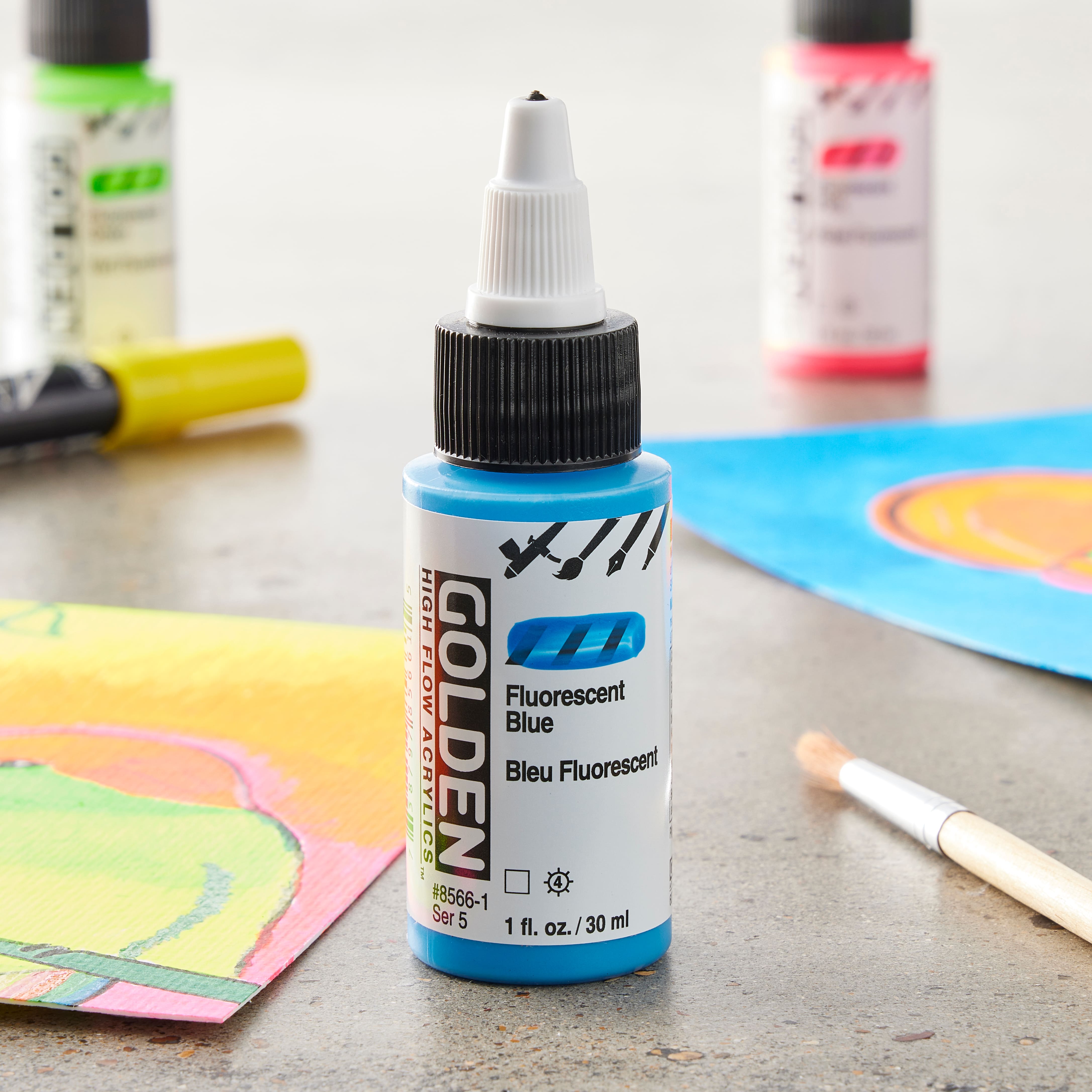 Golden® High Flow Acrylics, 1oz.
