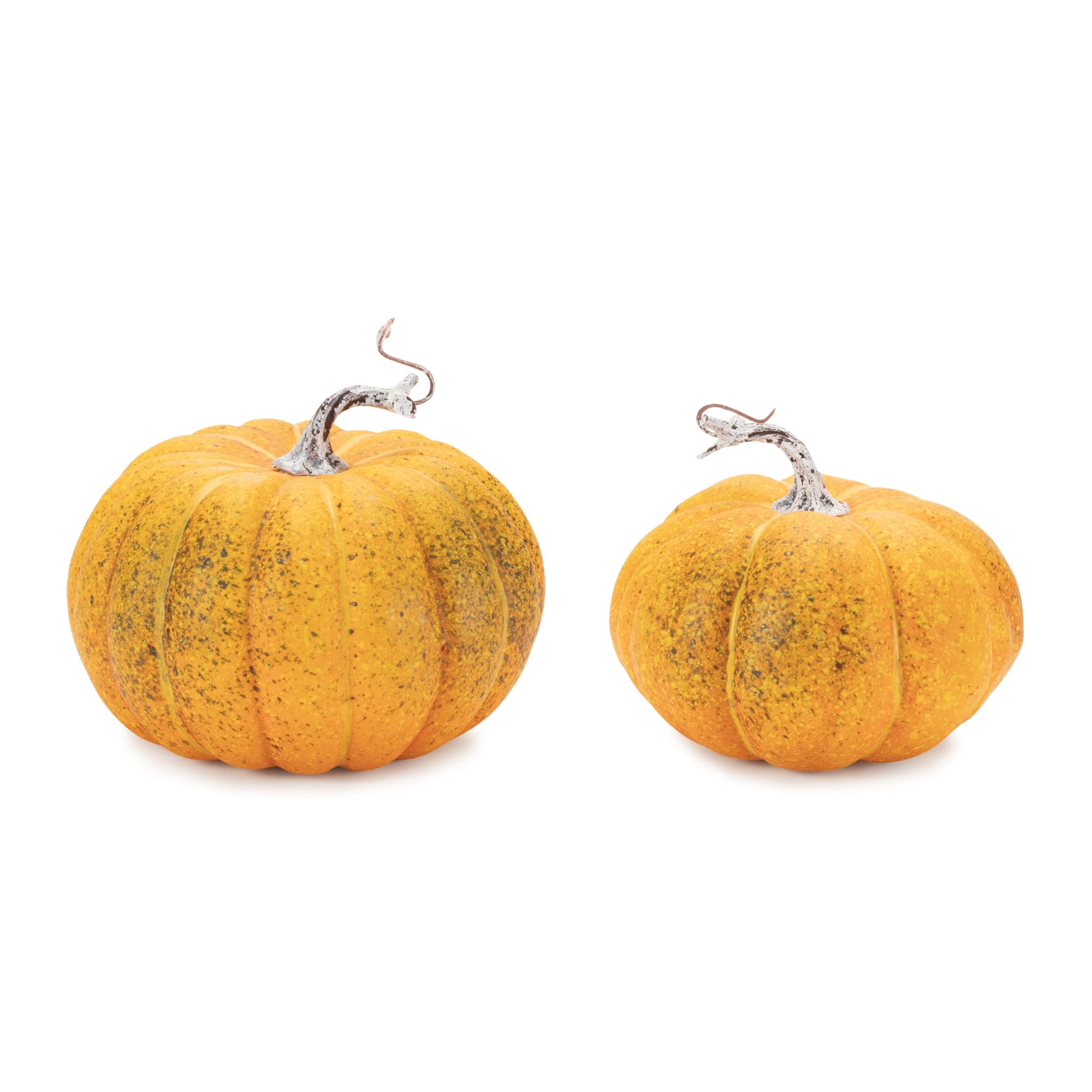 Melrose Orange & Green Foam Pumpkin Décor Set