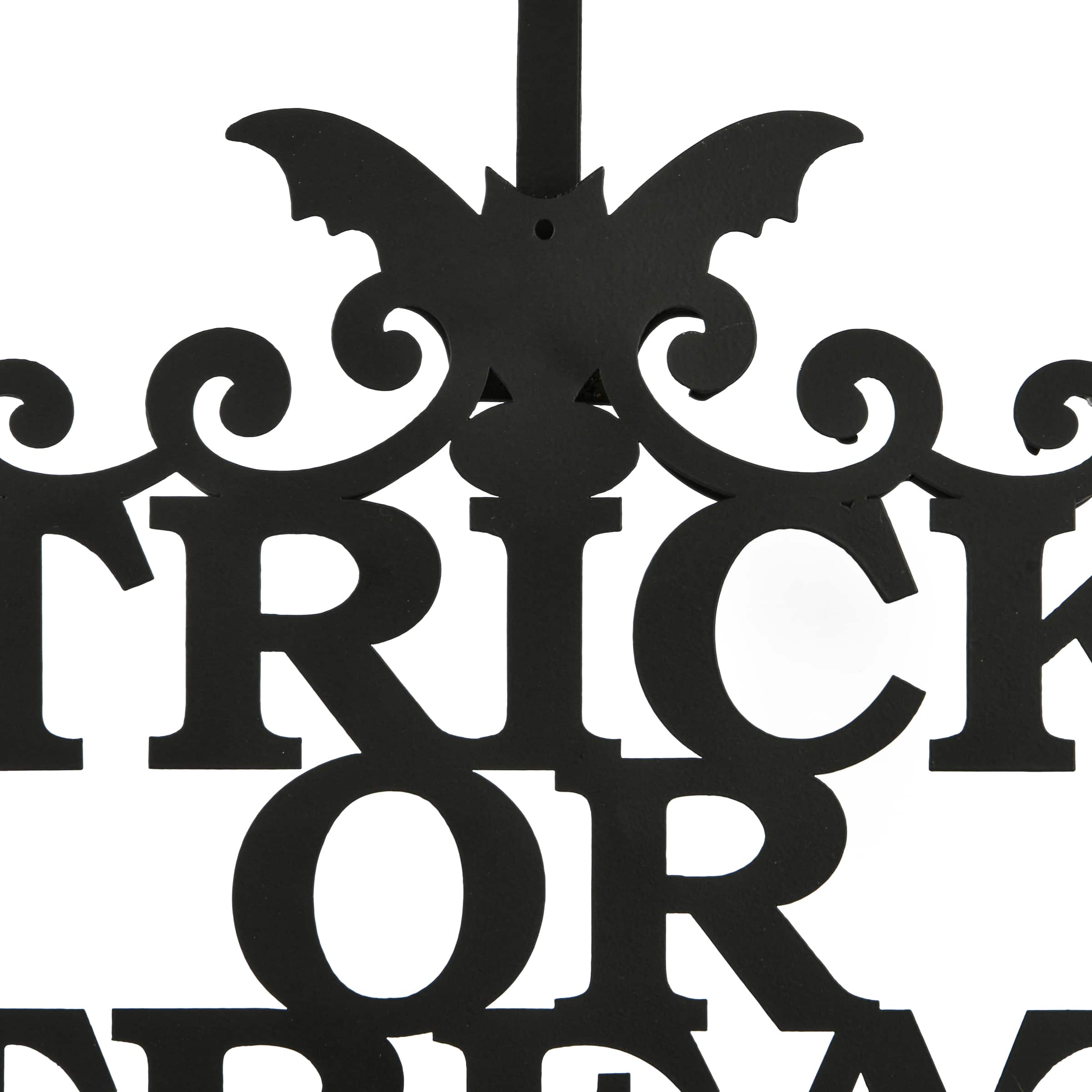 19" Halloween Trick or Treat Wreath Hanger