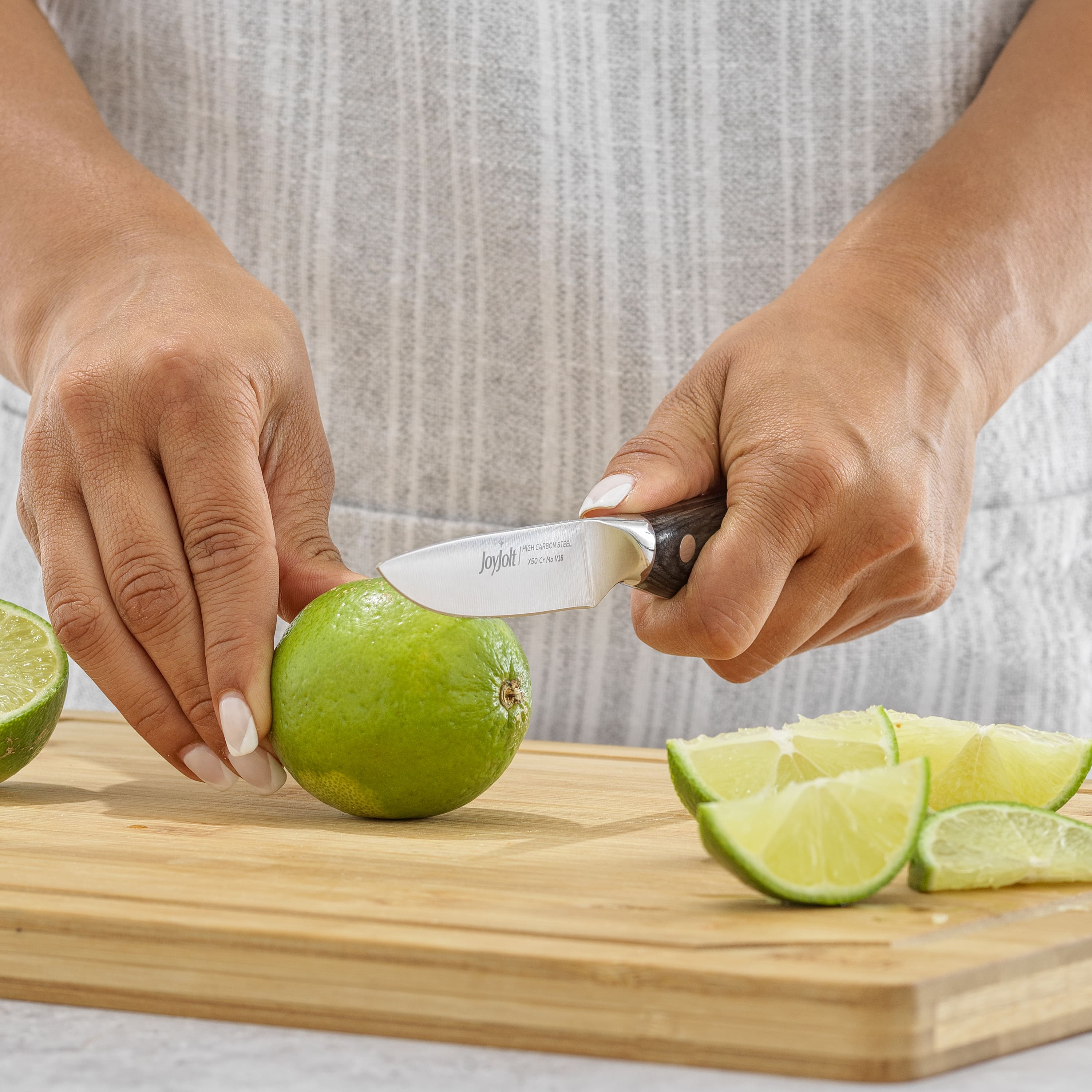 JoyJolt® 2-Piece High Carbon Steel Utility Knives