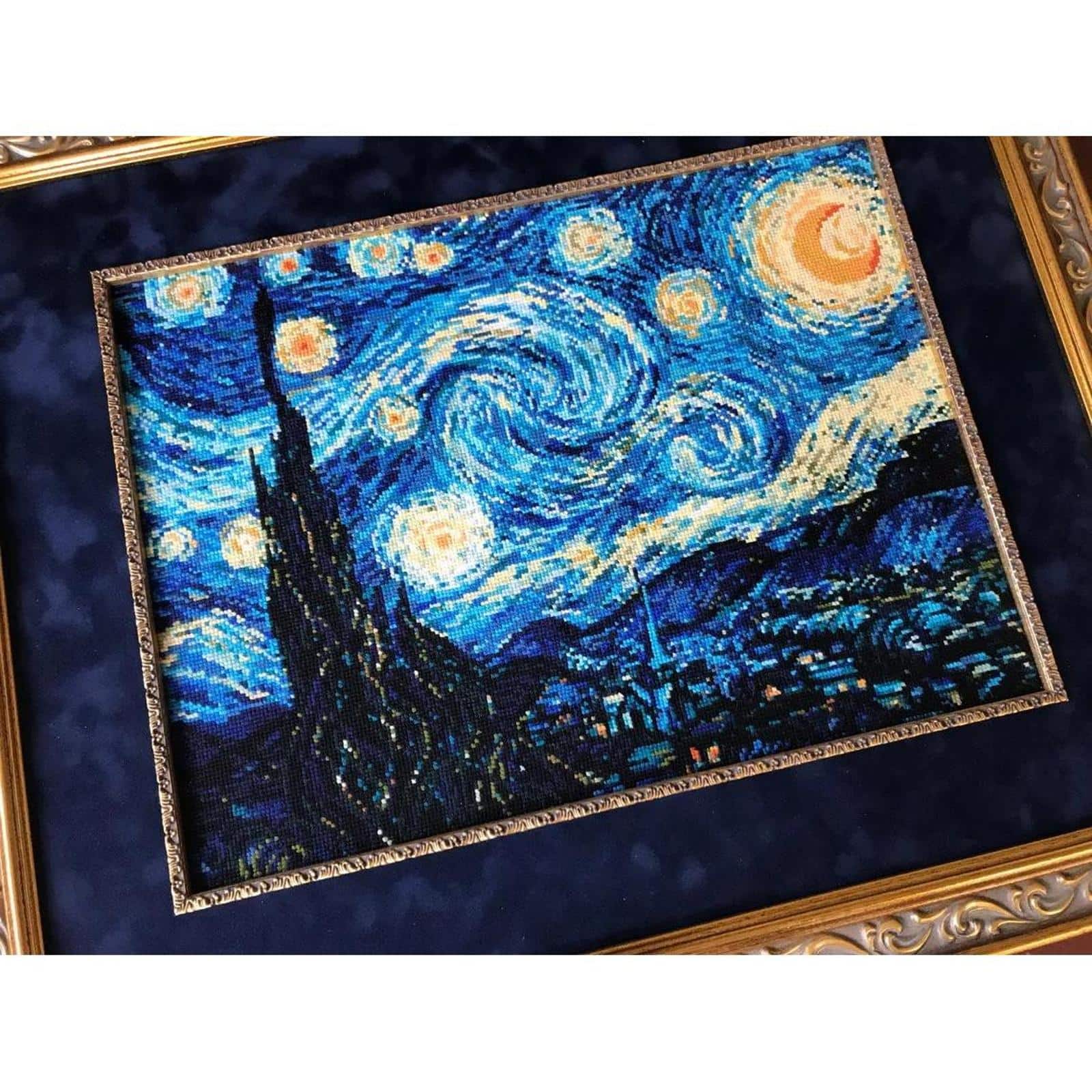 RIOLIS Starry Night after Van Gogh Counted Cross-Stitch Kit