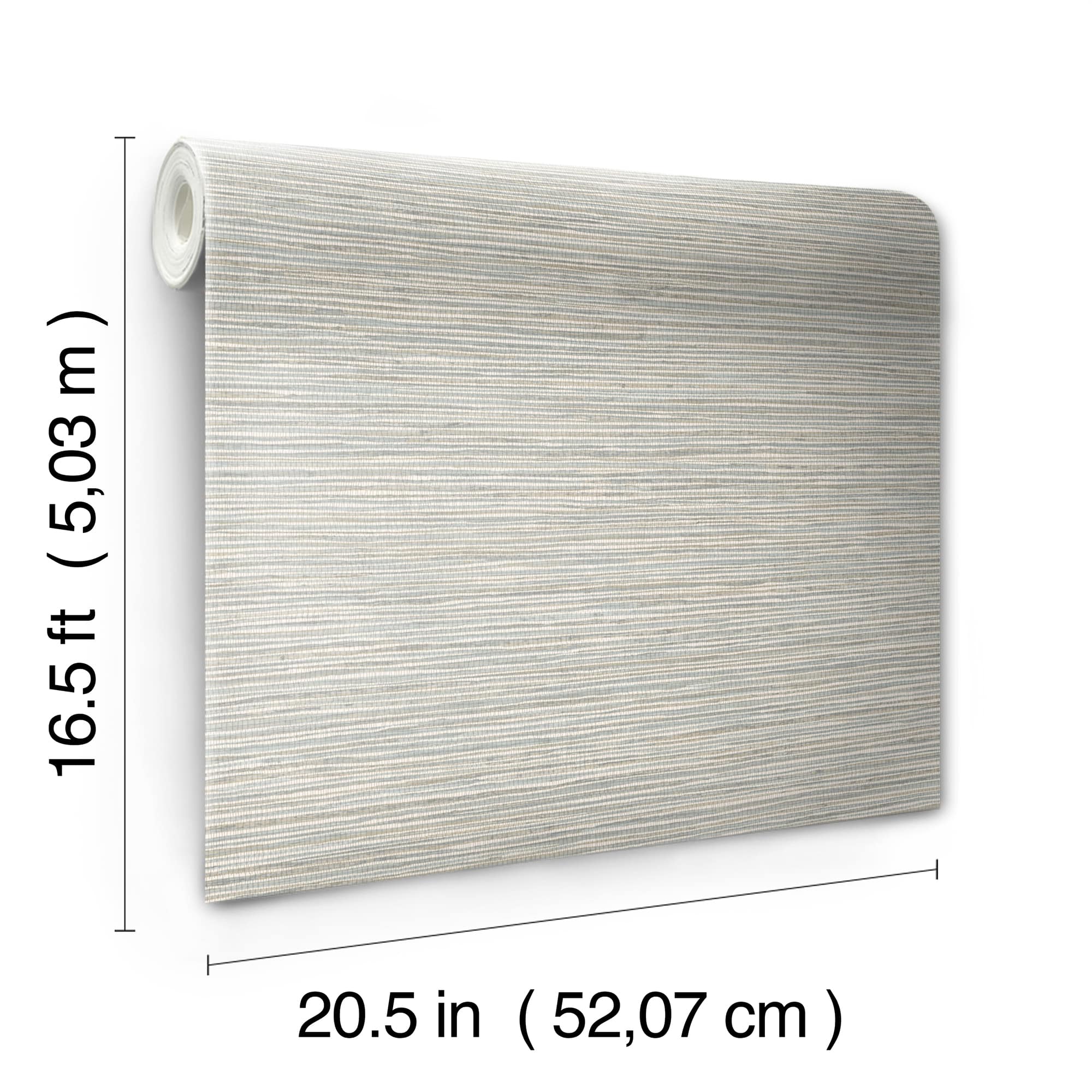 RoomMates Dimensional Grasscloth Peel & Stick Wallpaper