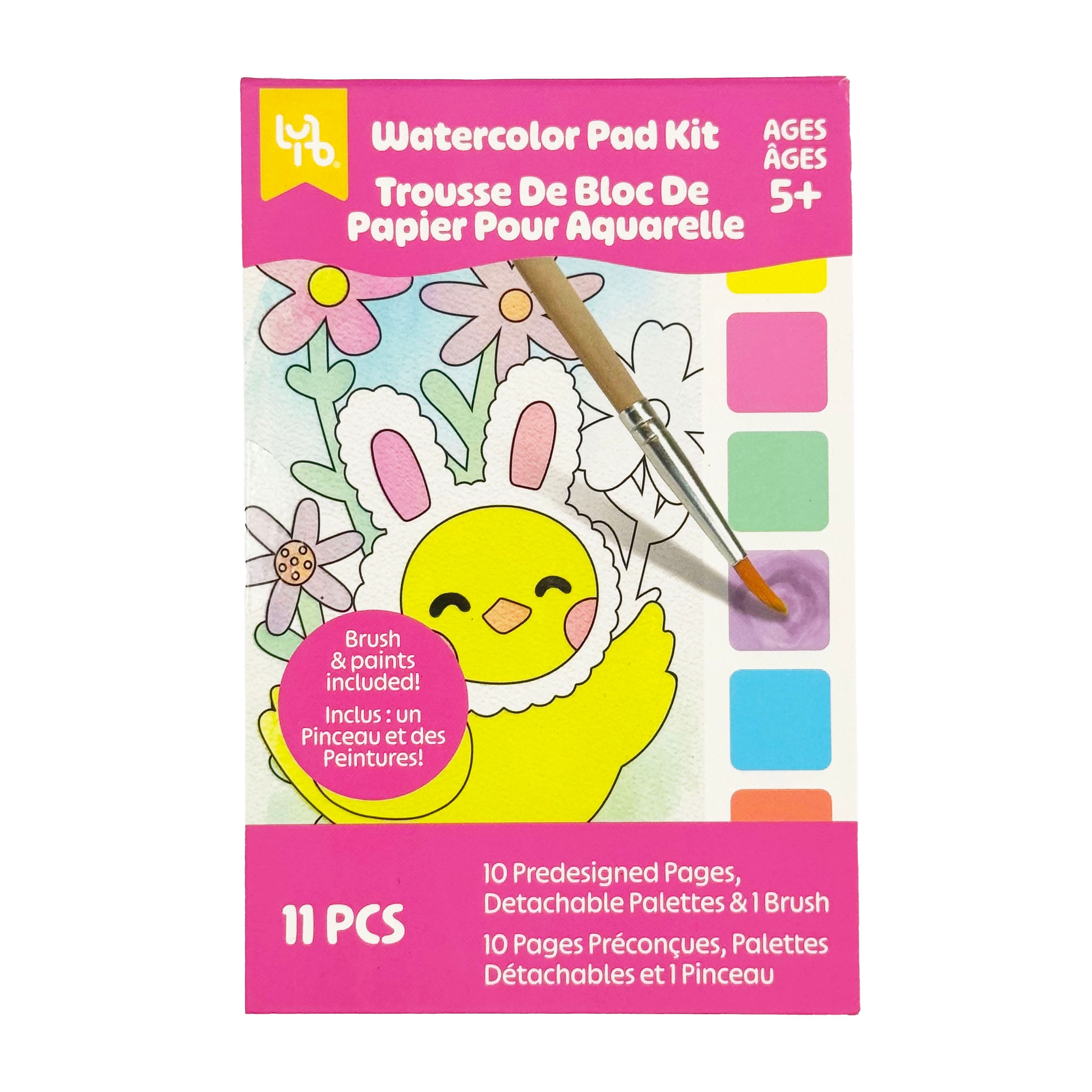 Little Yellow Bicycle® Chick Mini Watercolor Pad Kit