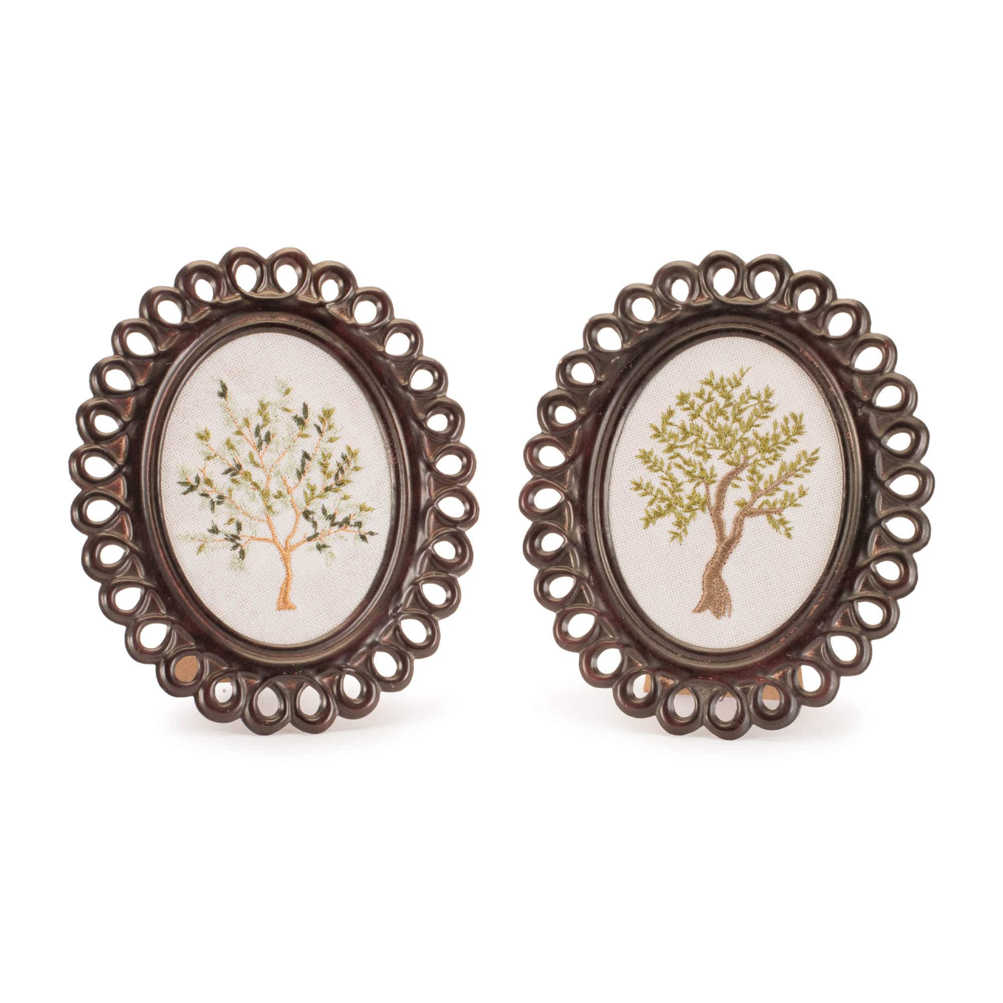 Melrose 6" Embroidered Tree Tabletop Frame Set