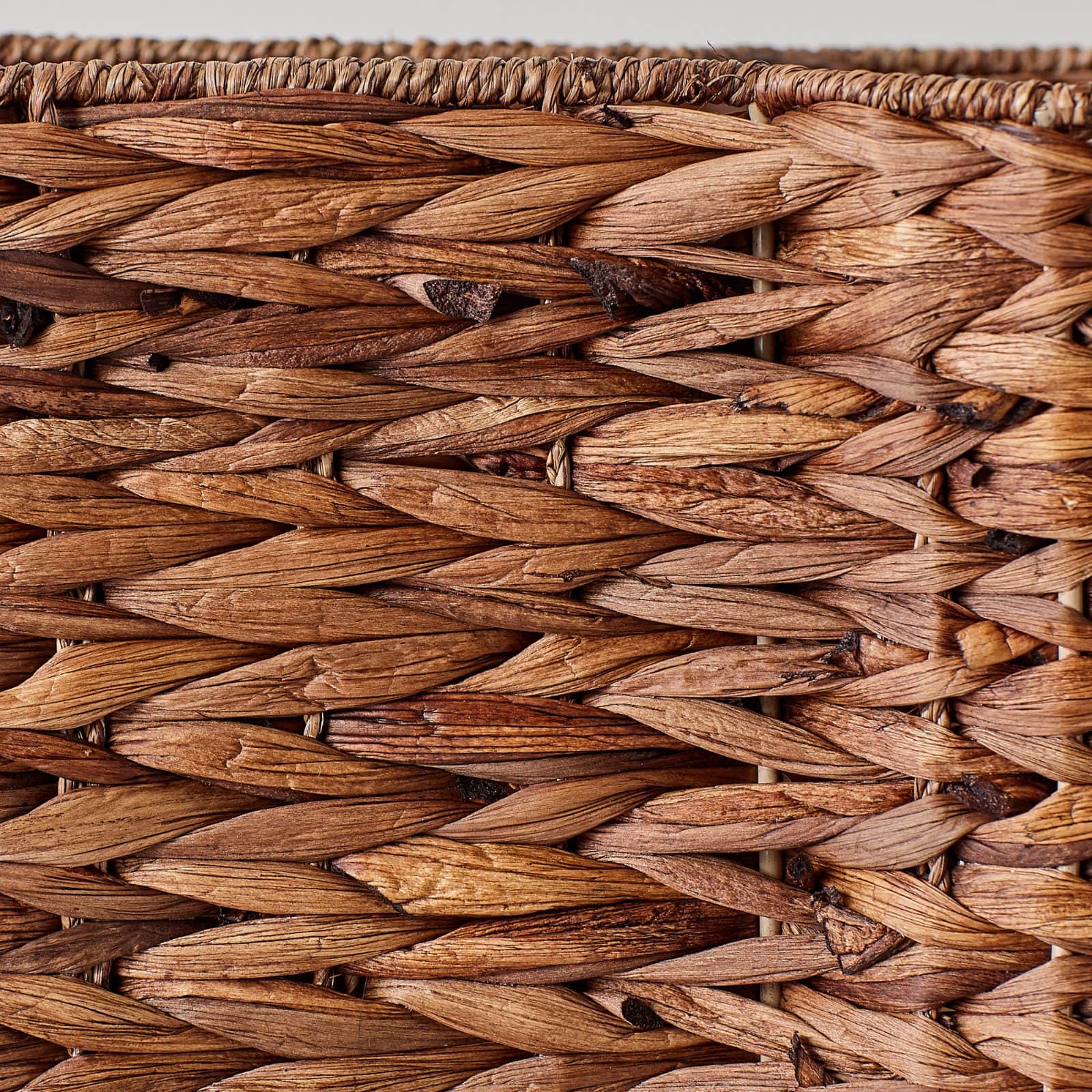 DII® Medium Dark Brown Water Hyacinth Baskets, 2ct.