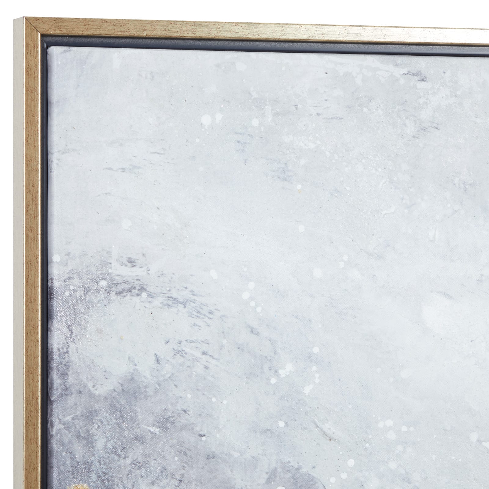 CosmoLiving by Cosmopolitan Black Contemporary Abstract Canvas Wall Art