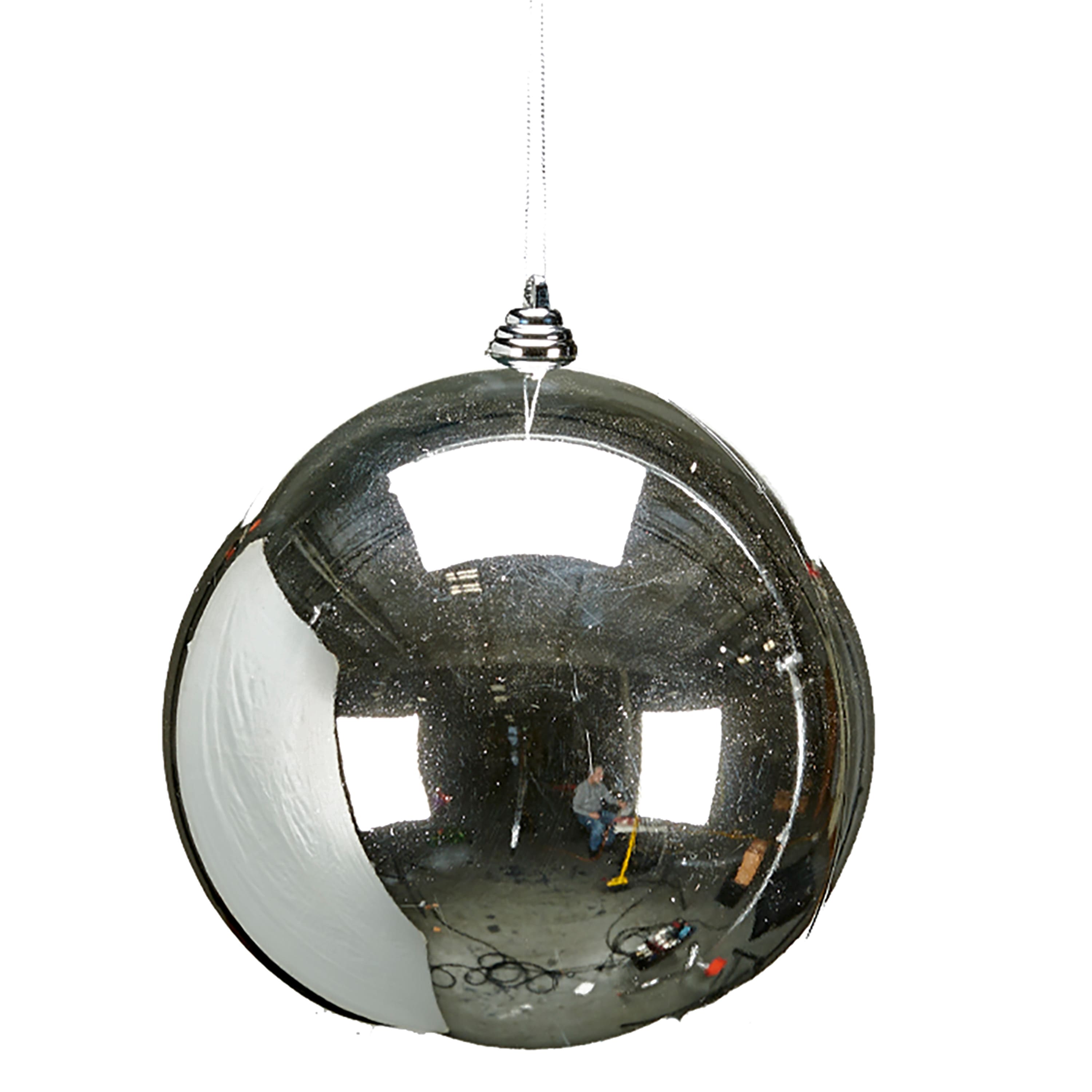 7" Christmas Shatterproof Plastic Ball Ornament