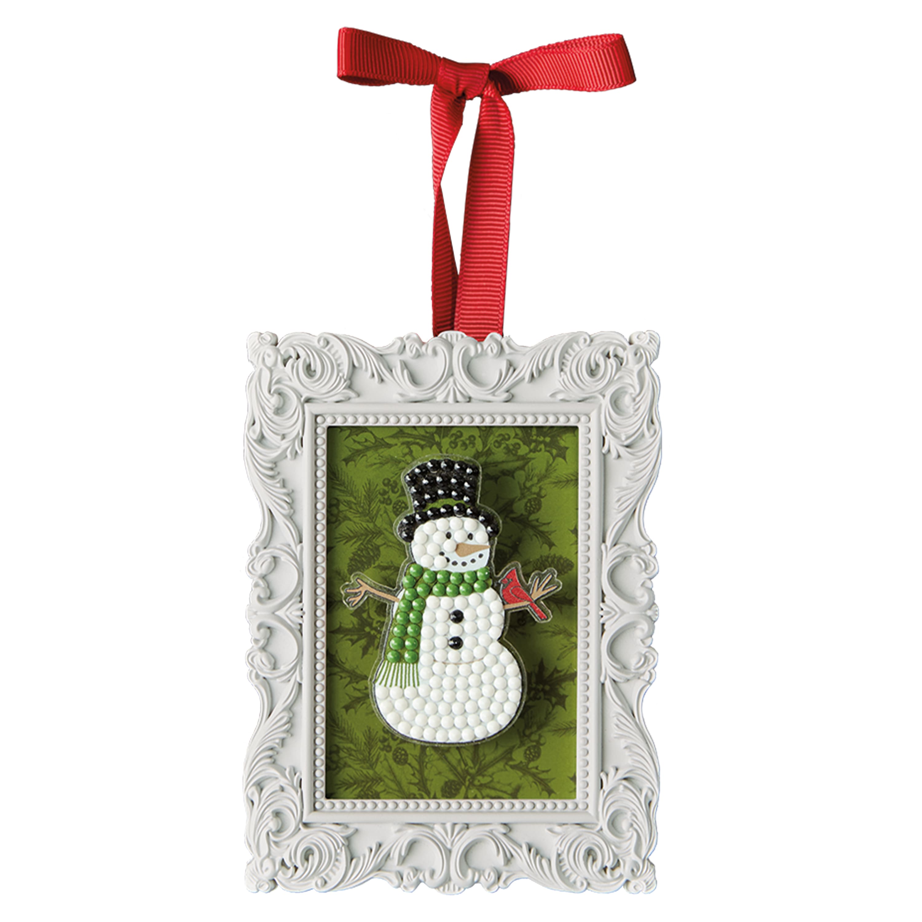 2" x 3" Framed Snowman Ornament Diamond Art Kit by Make Market®
