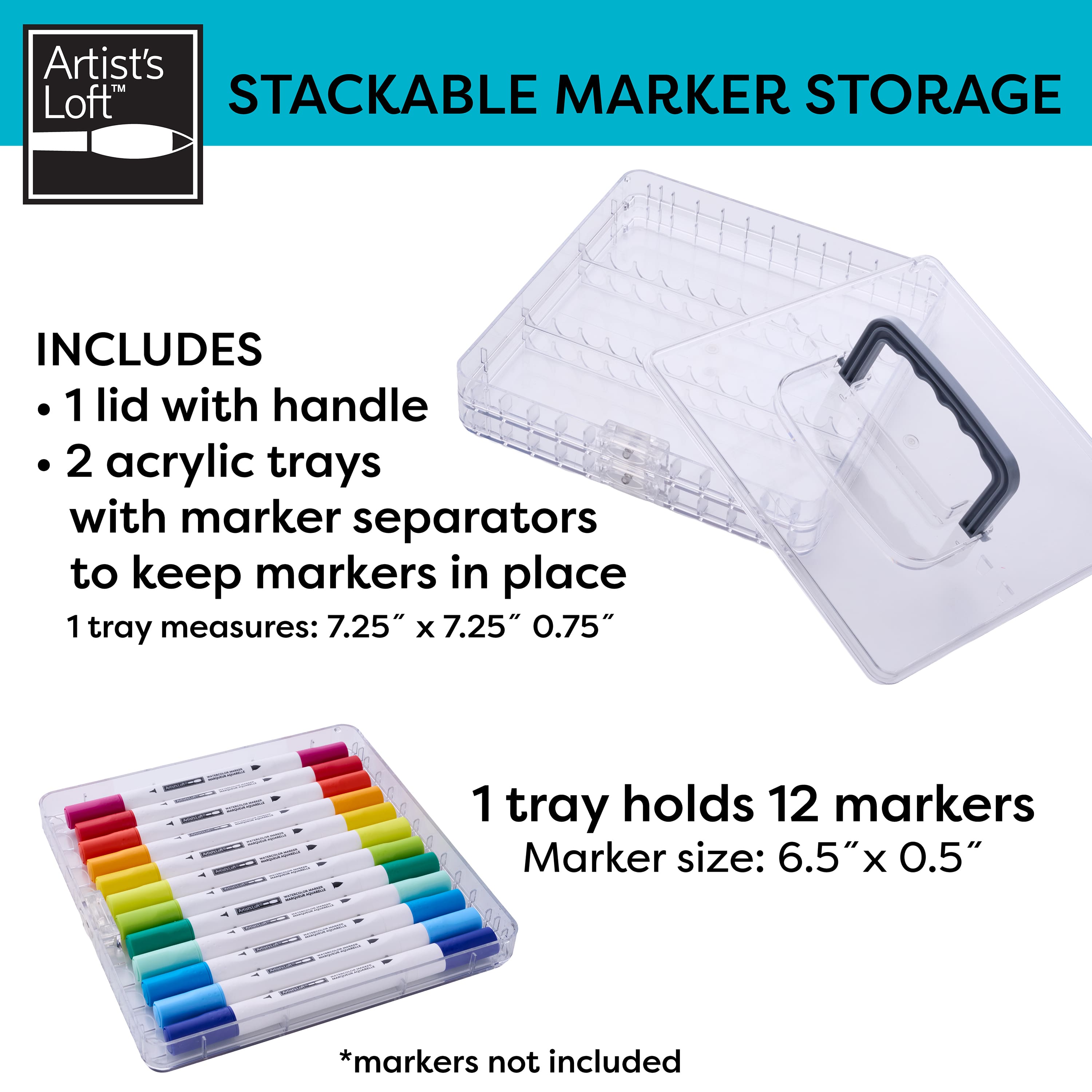 Stackable Marker Storage by Artist's Loft™