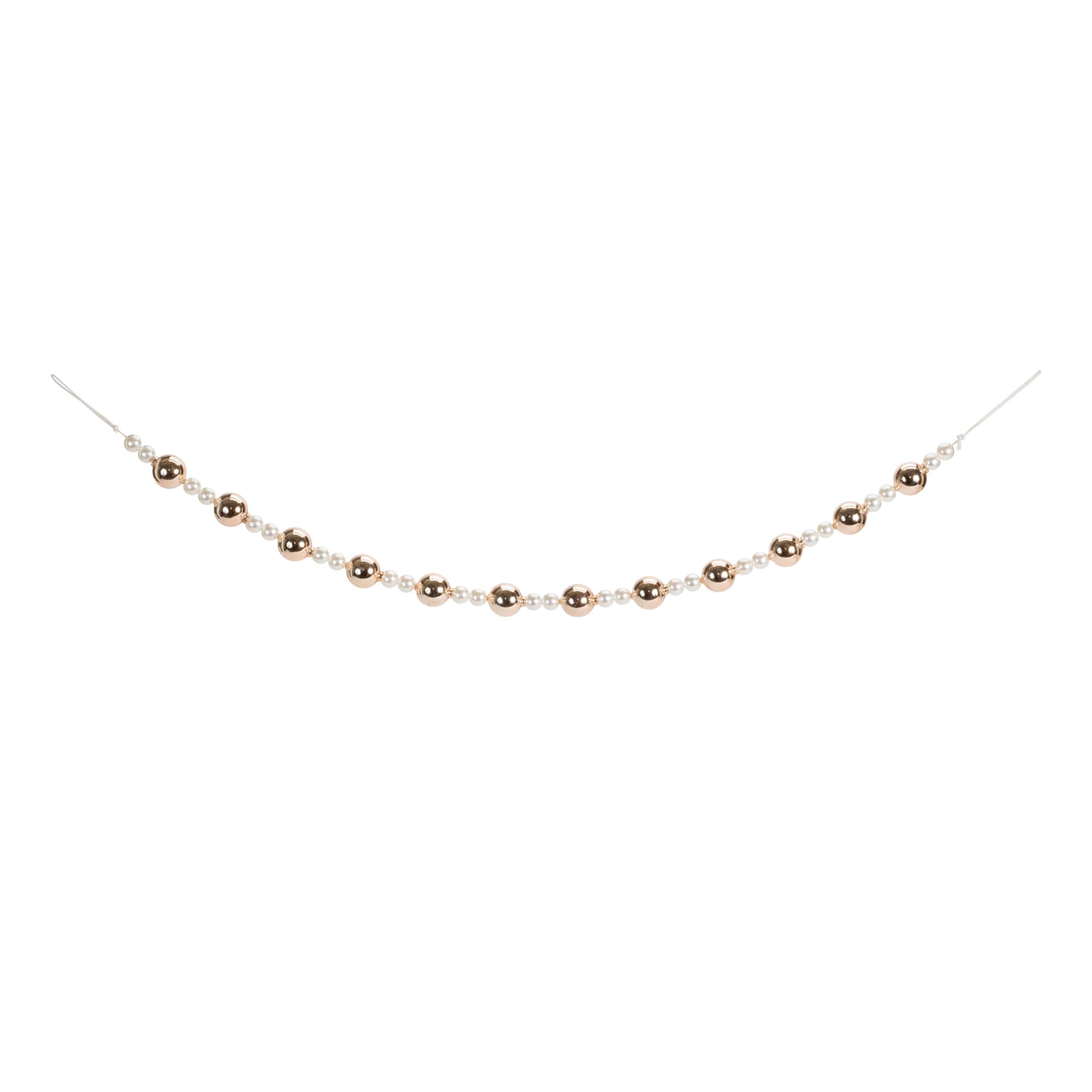 Melrose 31.75" Pearl & Glass Ball Garland