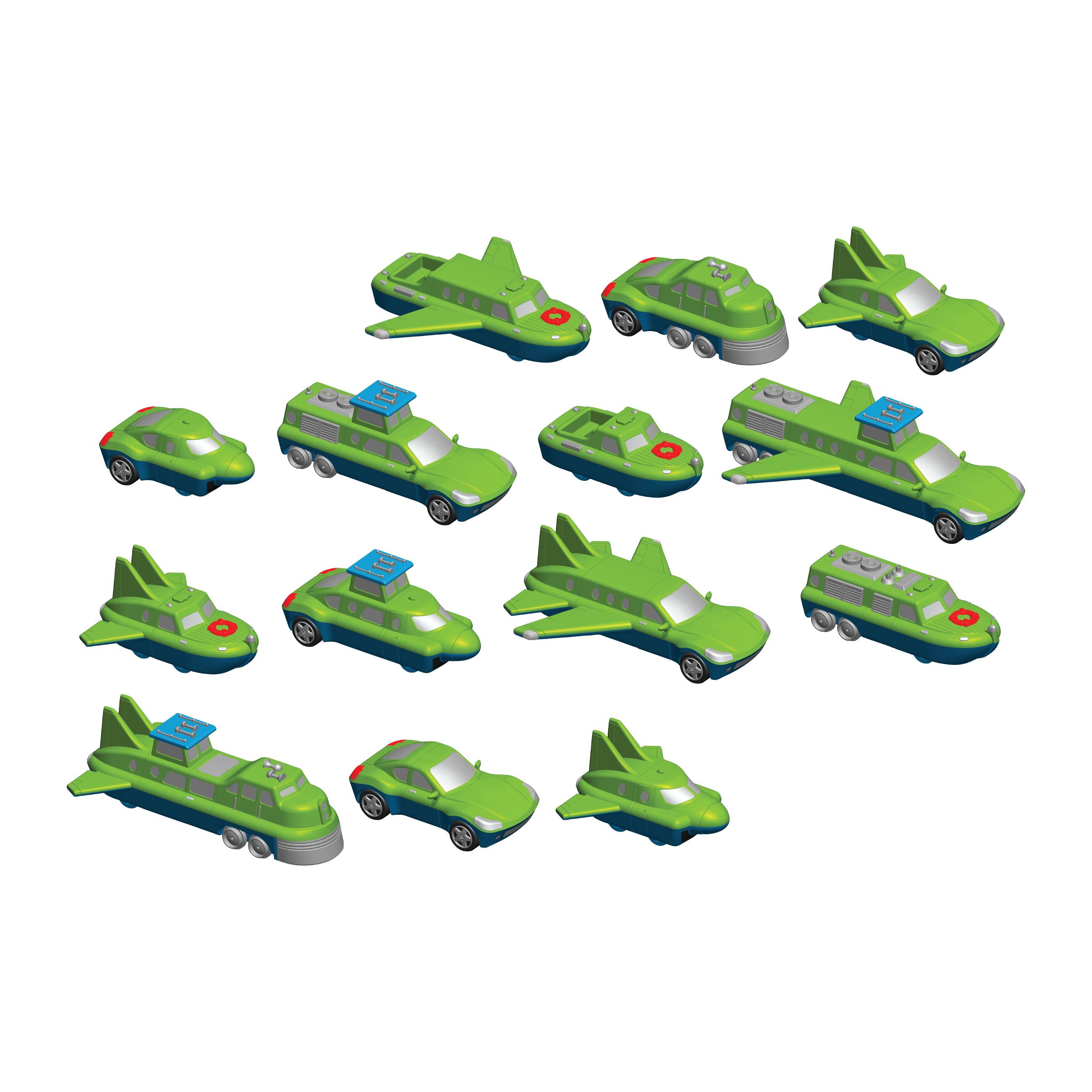 Magnetic Mix or Match Vehicles Set No.1
