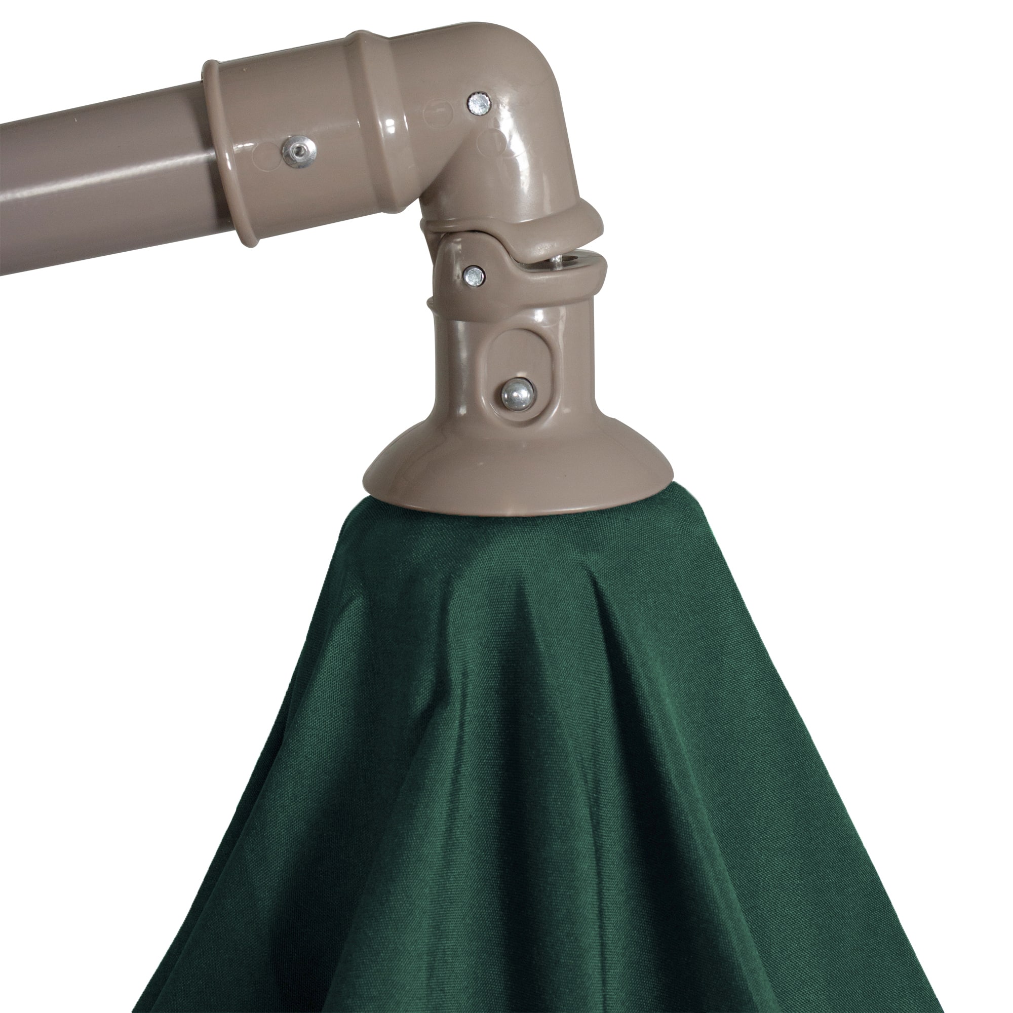 10ft. Offset Outdoor Patio Umbrella with Hand Crank