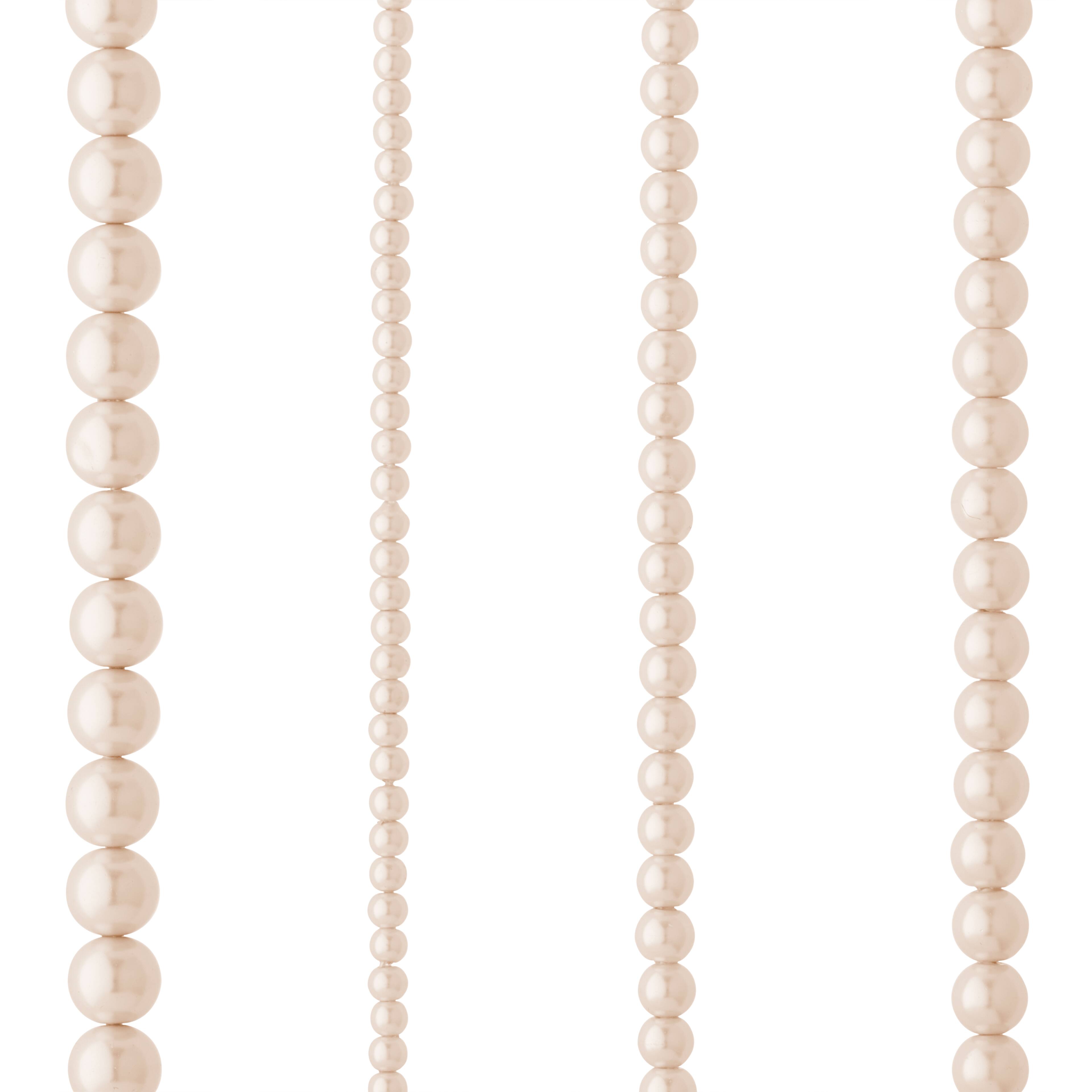 Light Pink Glass Pearl Round Beads by Bead Landing™