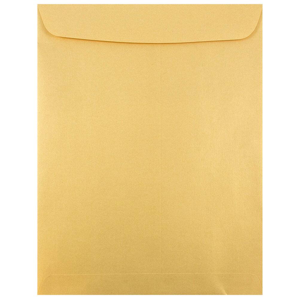 JAM Paper 10" x 13" Gold Stardream Open End Catalog Metallic Envelopes
