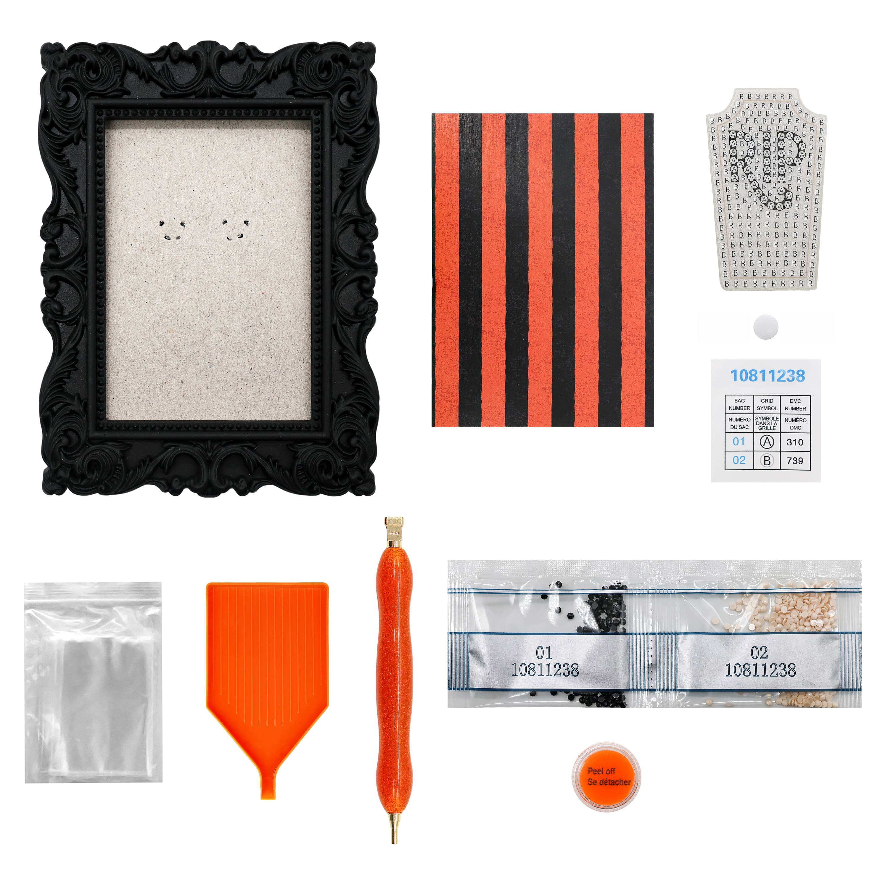2" x 3" Headstone Acrylic Surface Diamond Art Kit with Frame by Make Market®
