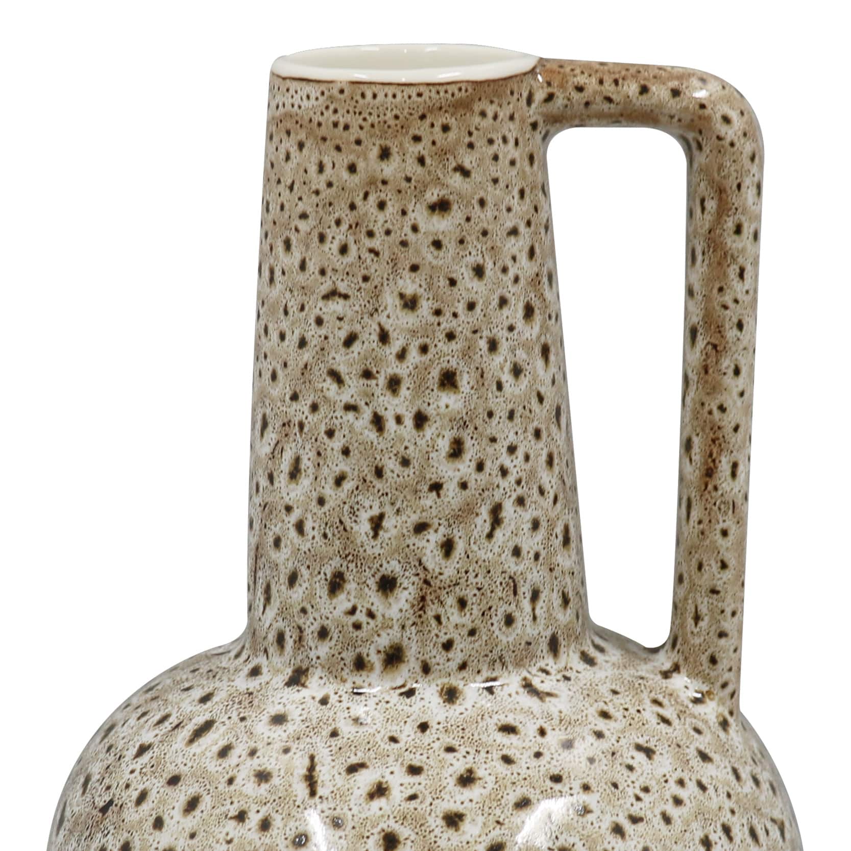 8.75" Cream Ceramic Vase by Ashland®