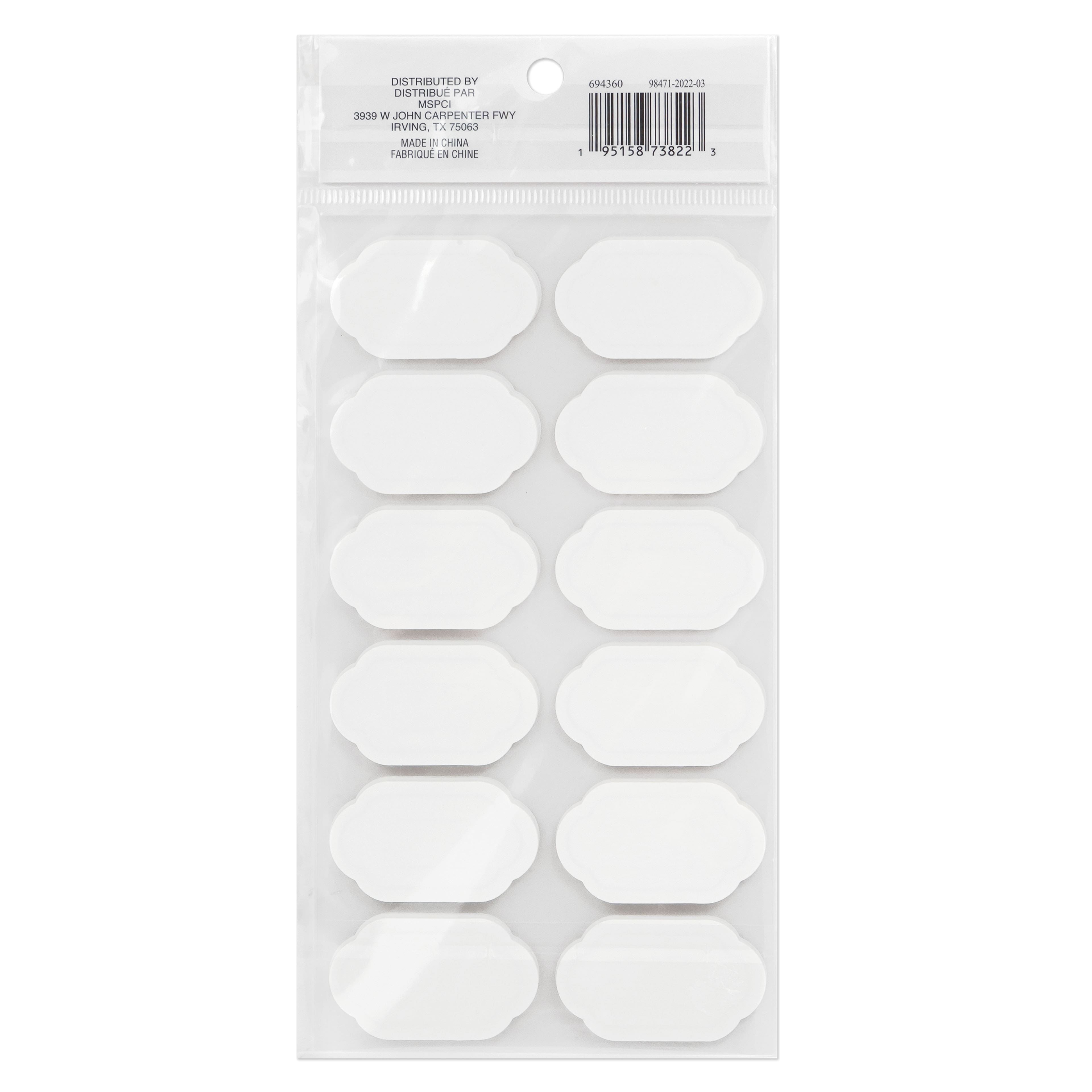 Étiquettes autocollantes transparentes de Recollections