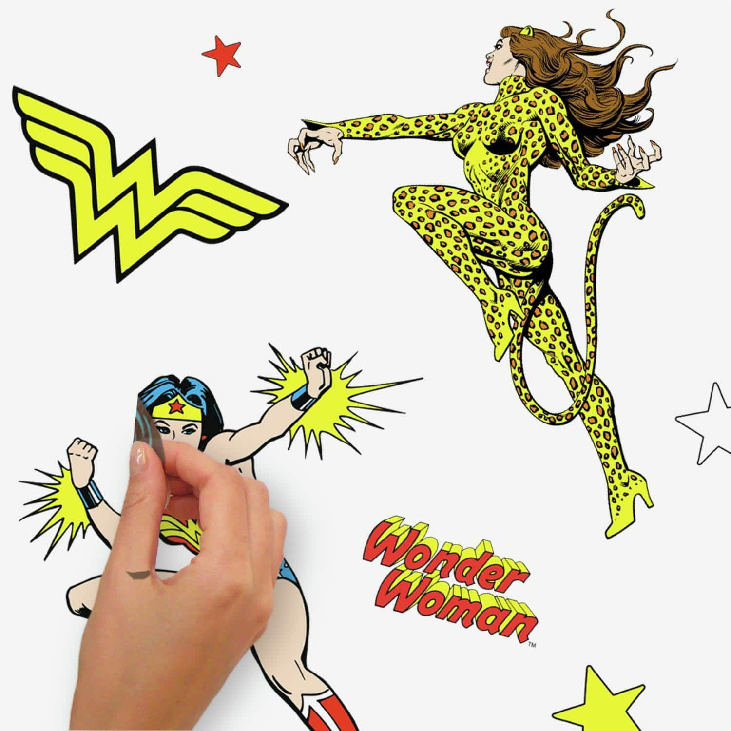 RoomMates Wonder Woman Peel & Stick Wall Decals