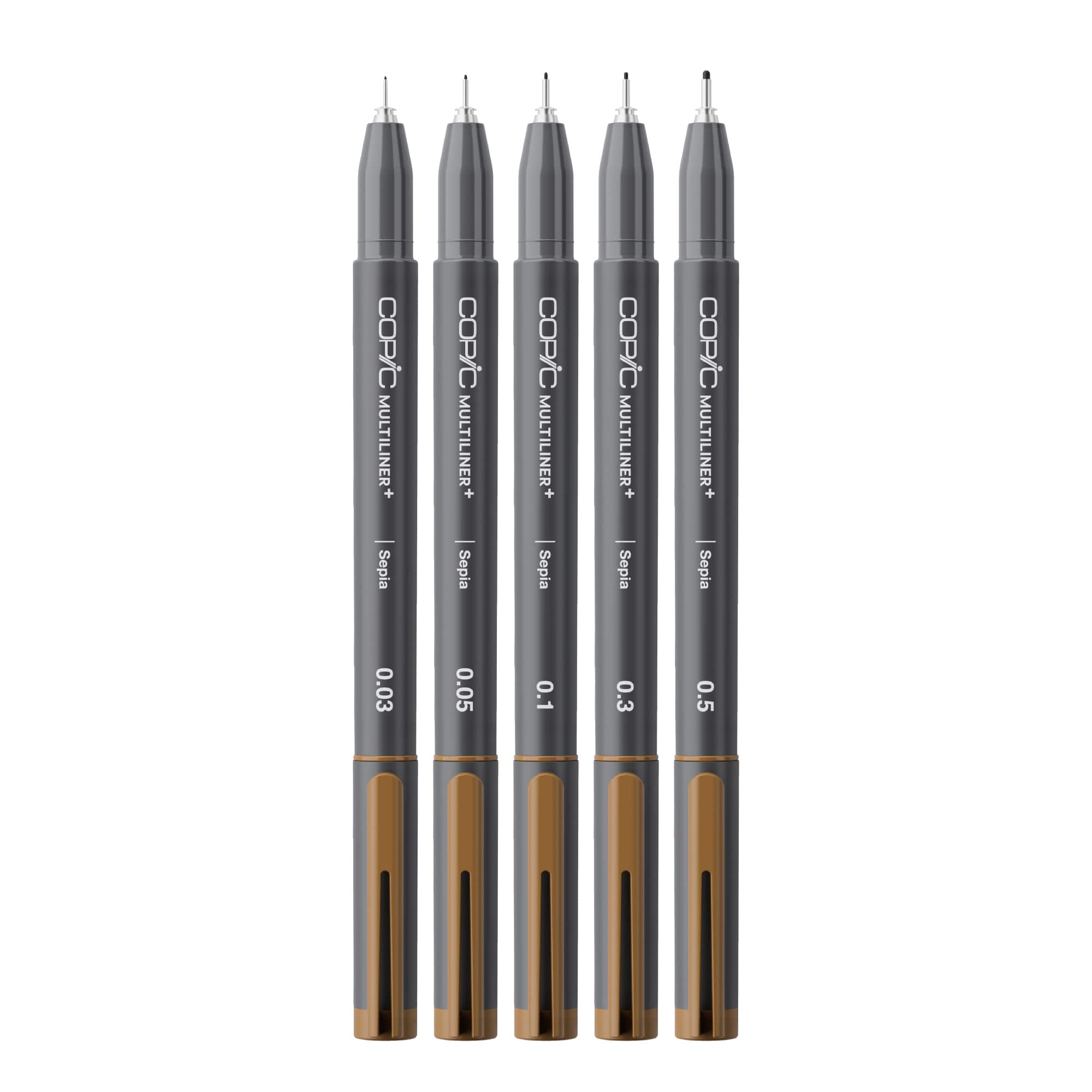 Copic® Multiliner+ Sepia Pen Set
