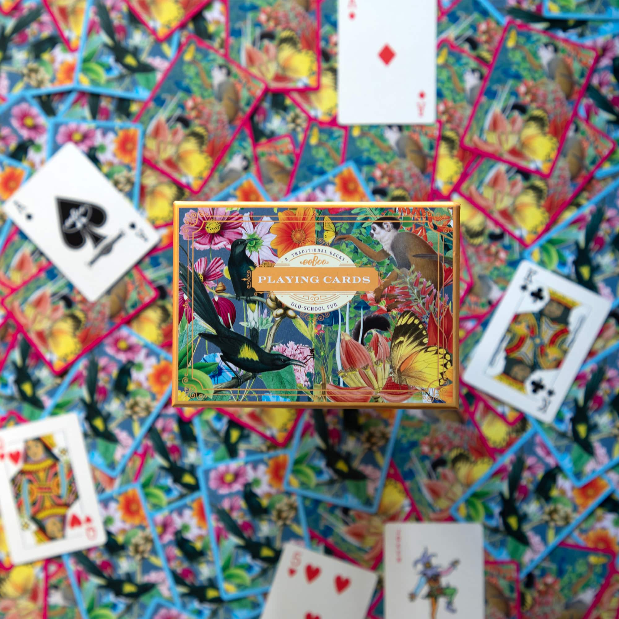 eeBoo Piece & Love Garden of Eden Playing Card Decks