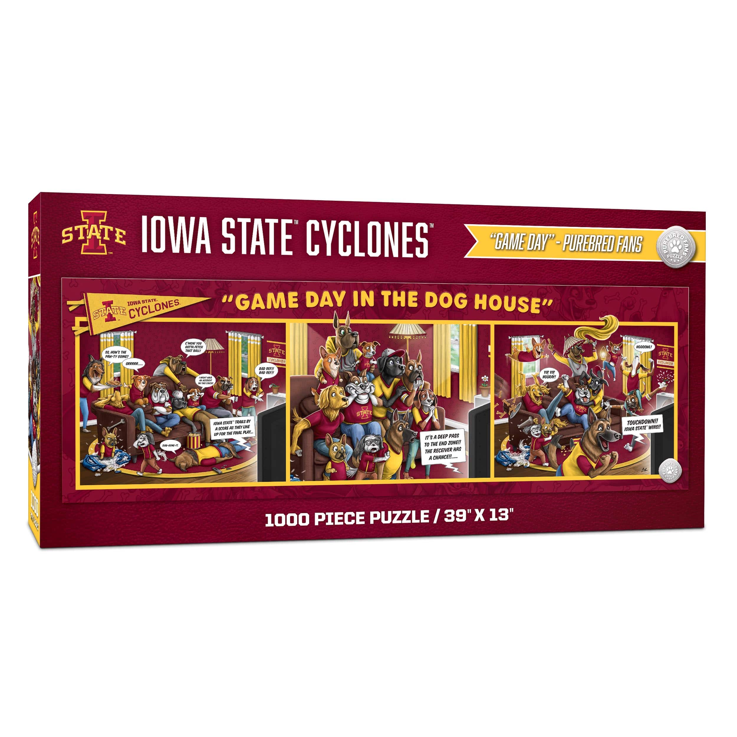 College Game Day in the Dog House 1,000 Piece Puzzle