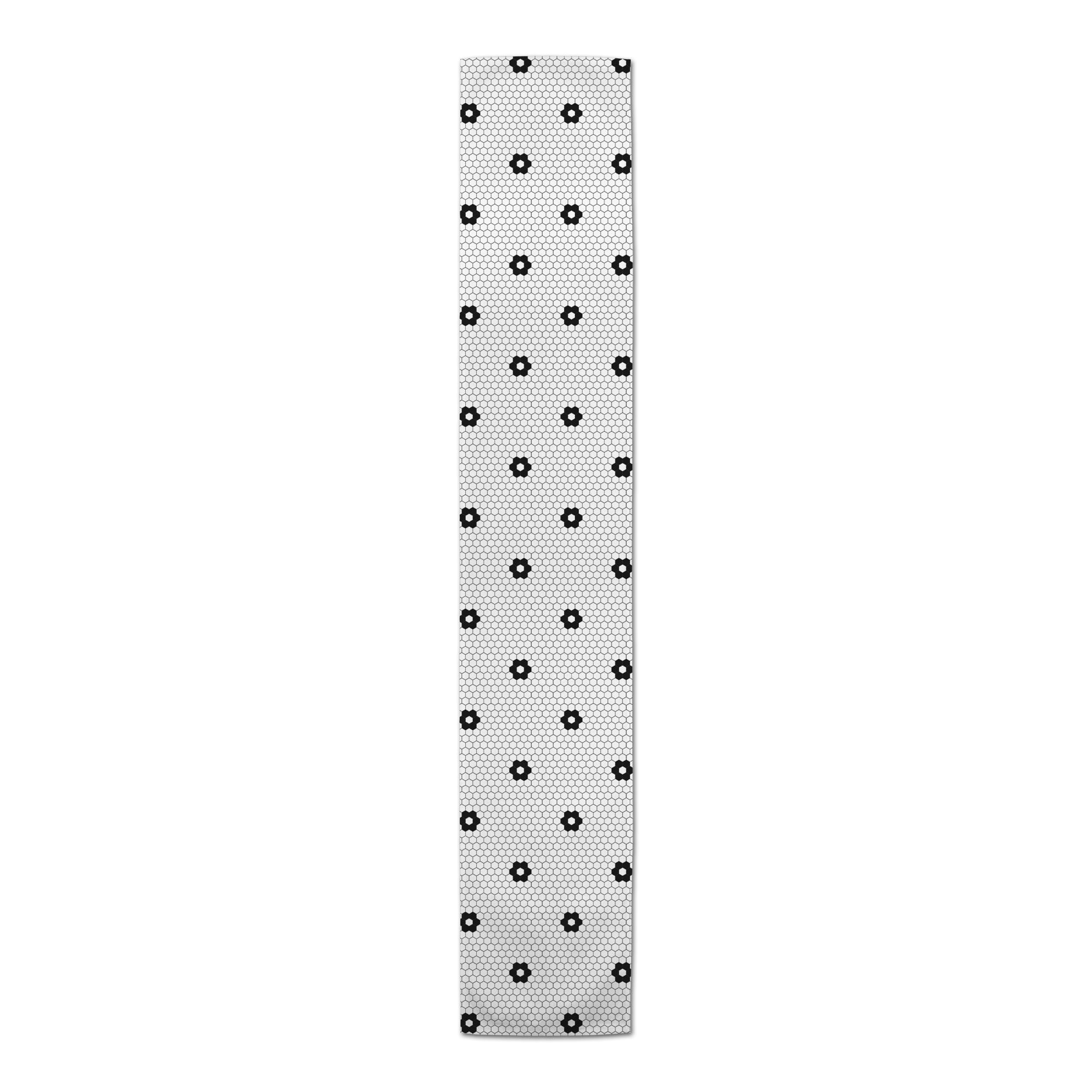 Floral Tile Indoor/Outdoor Table Runner