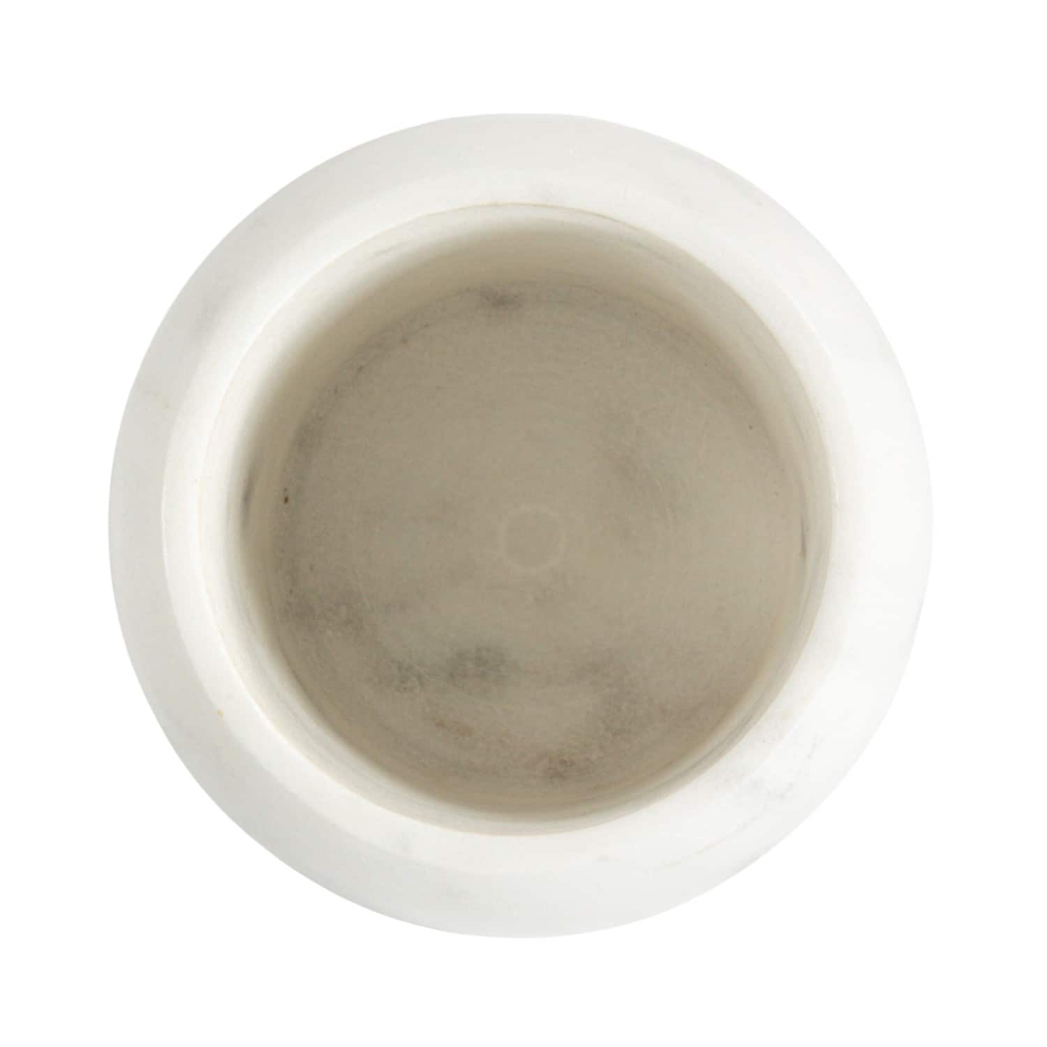 Hello Honey® 4" White Marble & Mango Wood Pinch Pot with Lid