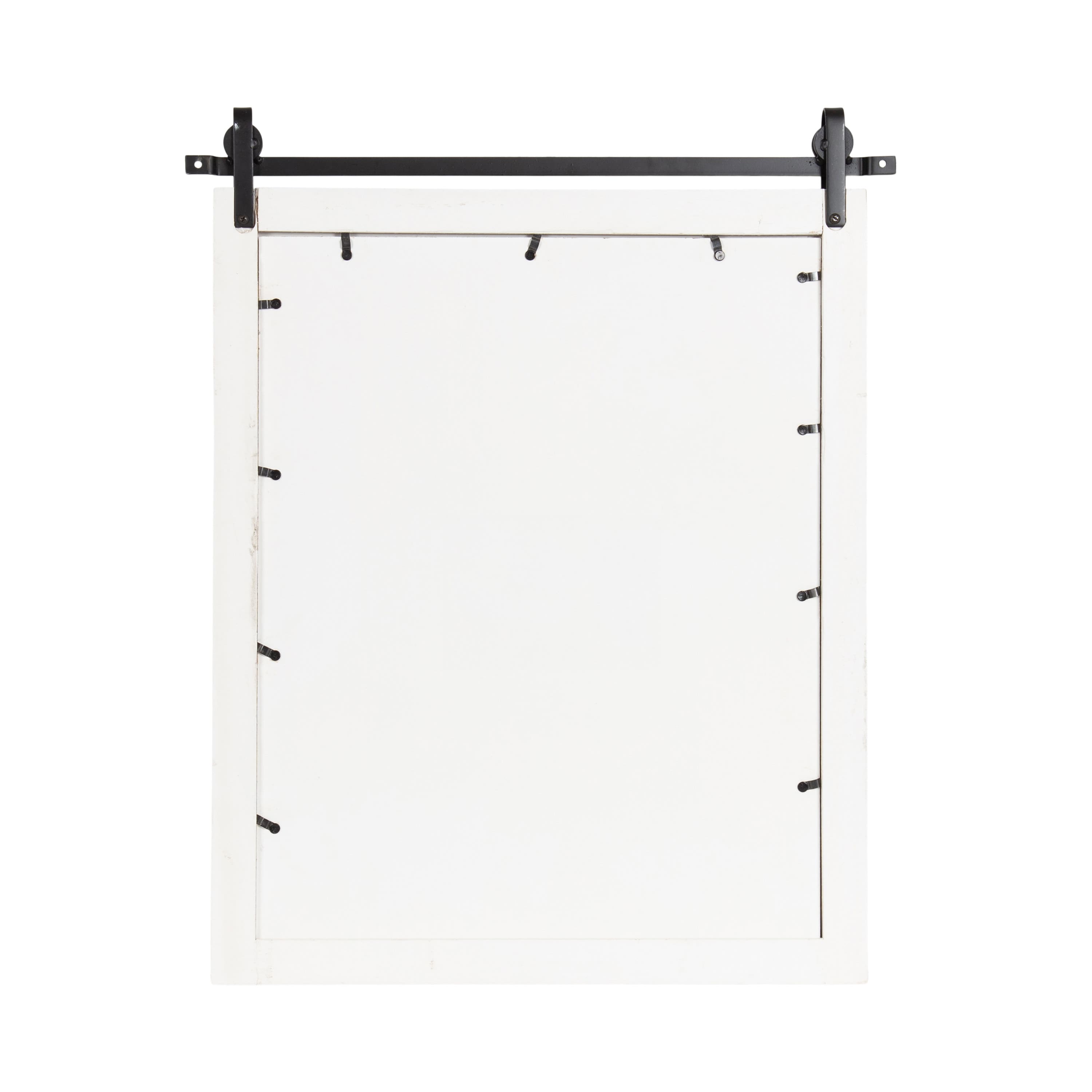 Kate and Laurel 16" x 20" White Cates Wood Picture Frame with 8" x 10" Mat