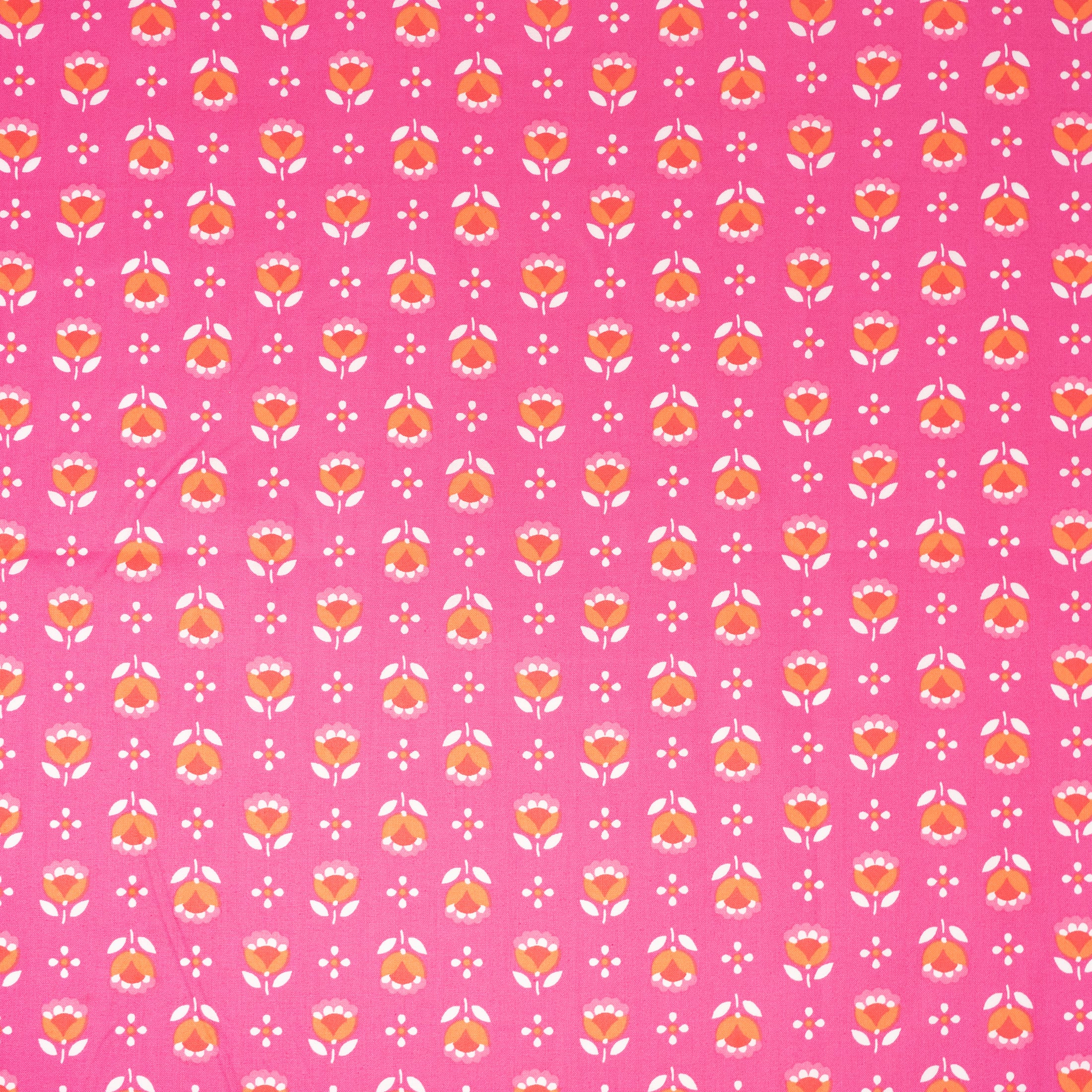Stitch & Sparkle Modern Scandinavian Sunflower Cotton Fabric