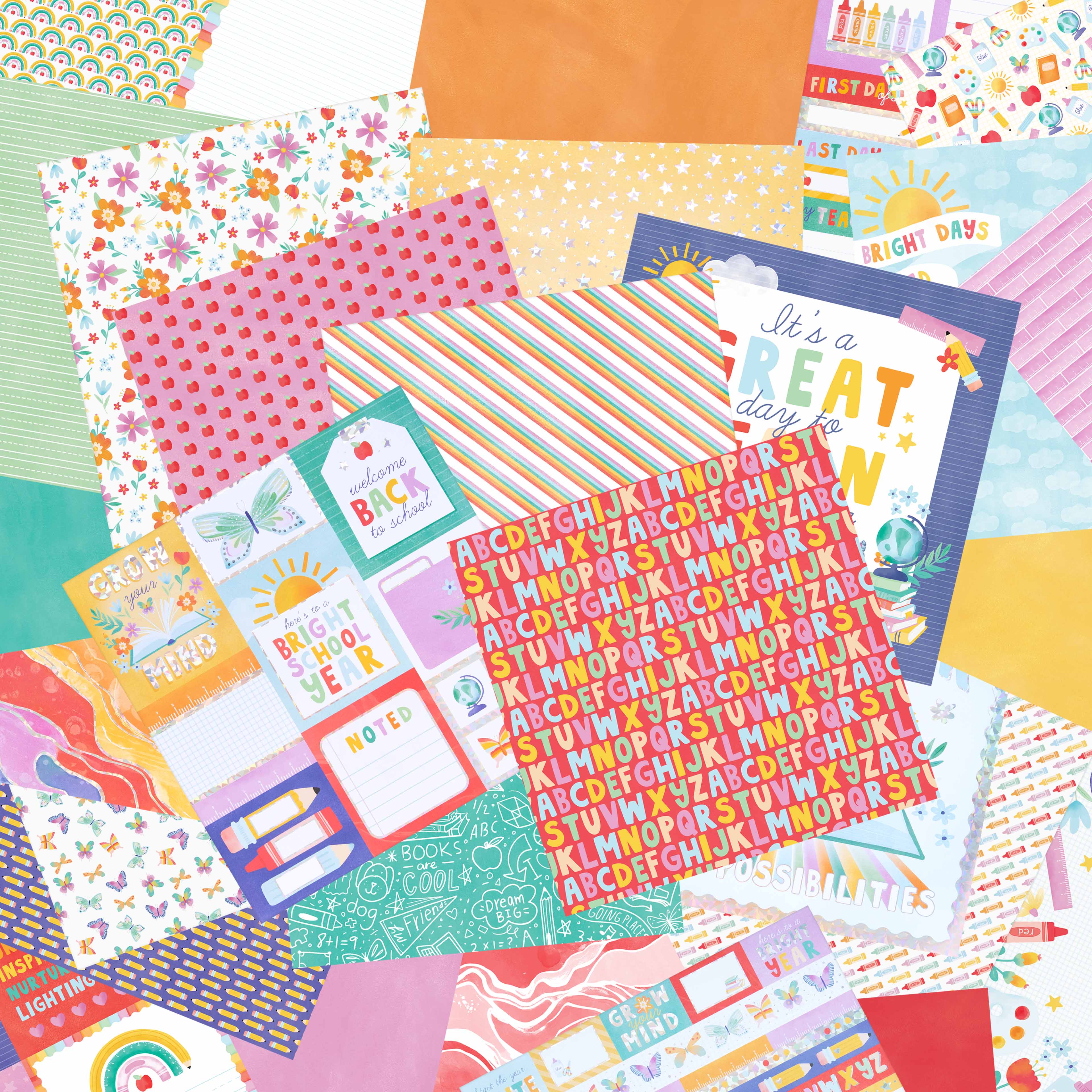 6 Pack: 12" x 12" Bright Year Paper Pad by Recollections™