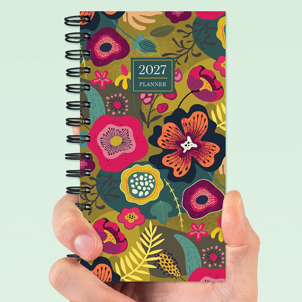 2027 Funk & Floral Small Weekly Monthly Planner