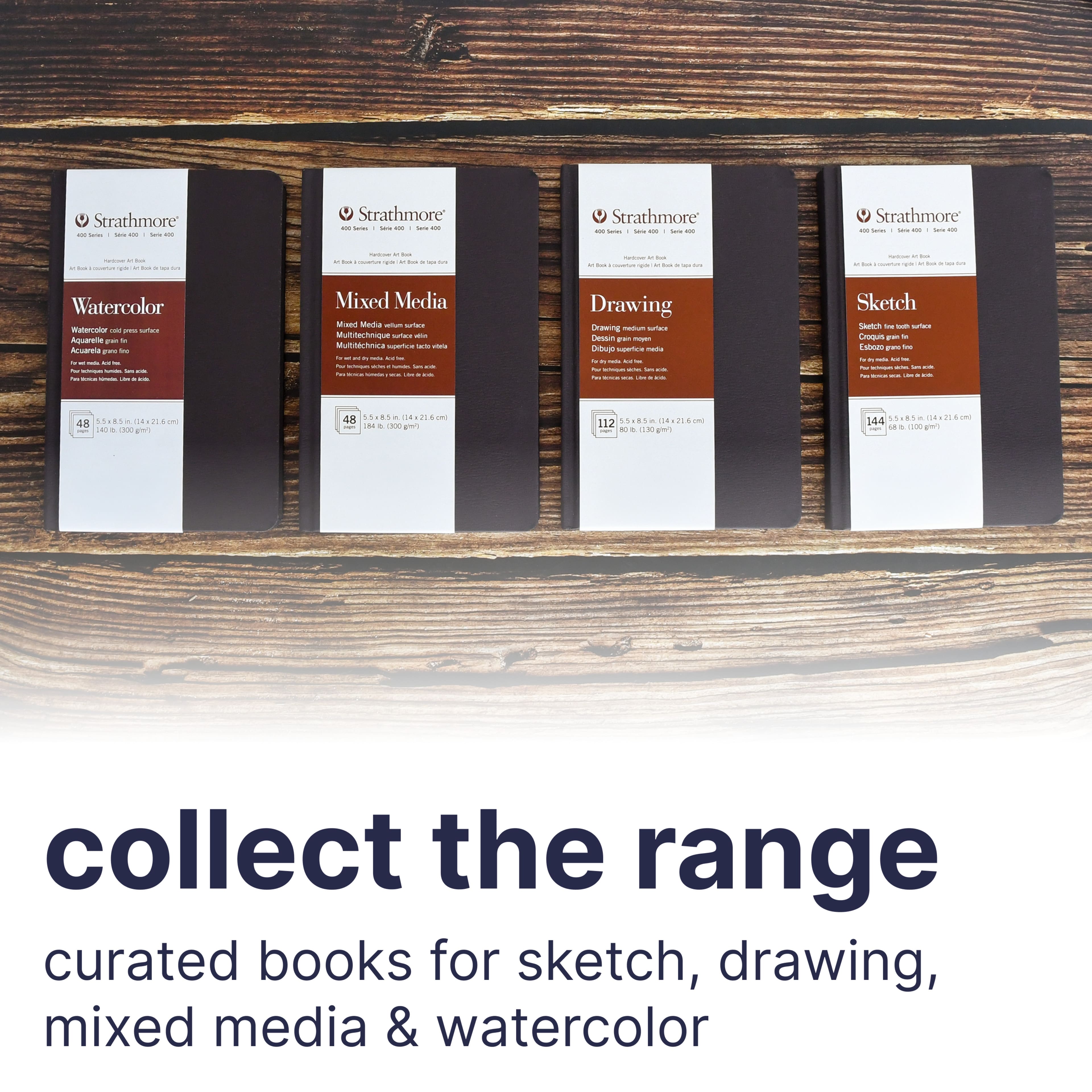 Strathmore® 400 Series Hardcover Art Book, 5.5" x 8.5"