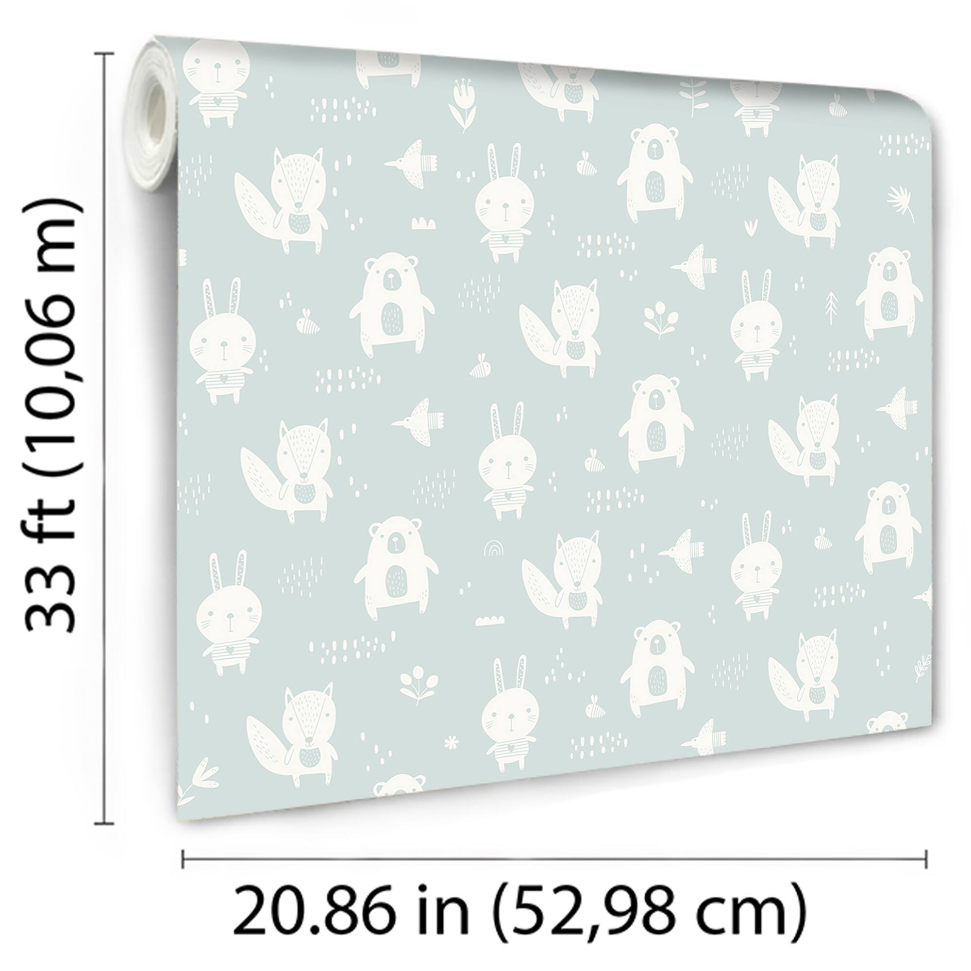Designs Direct Little Animal Friends Wallpaper