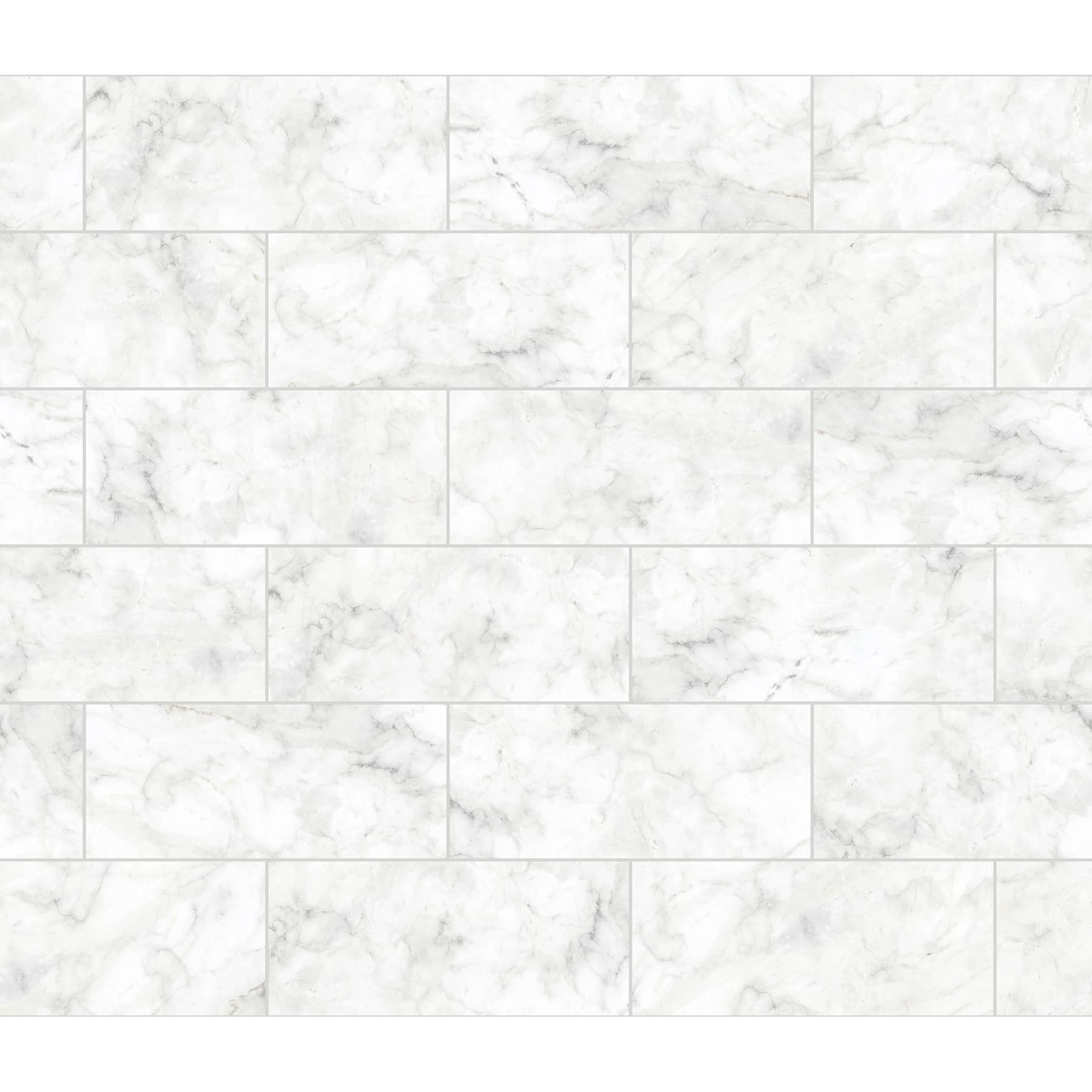Brewster Marble Tile Peel & Stick Backsplash