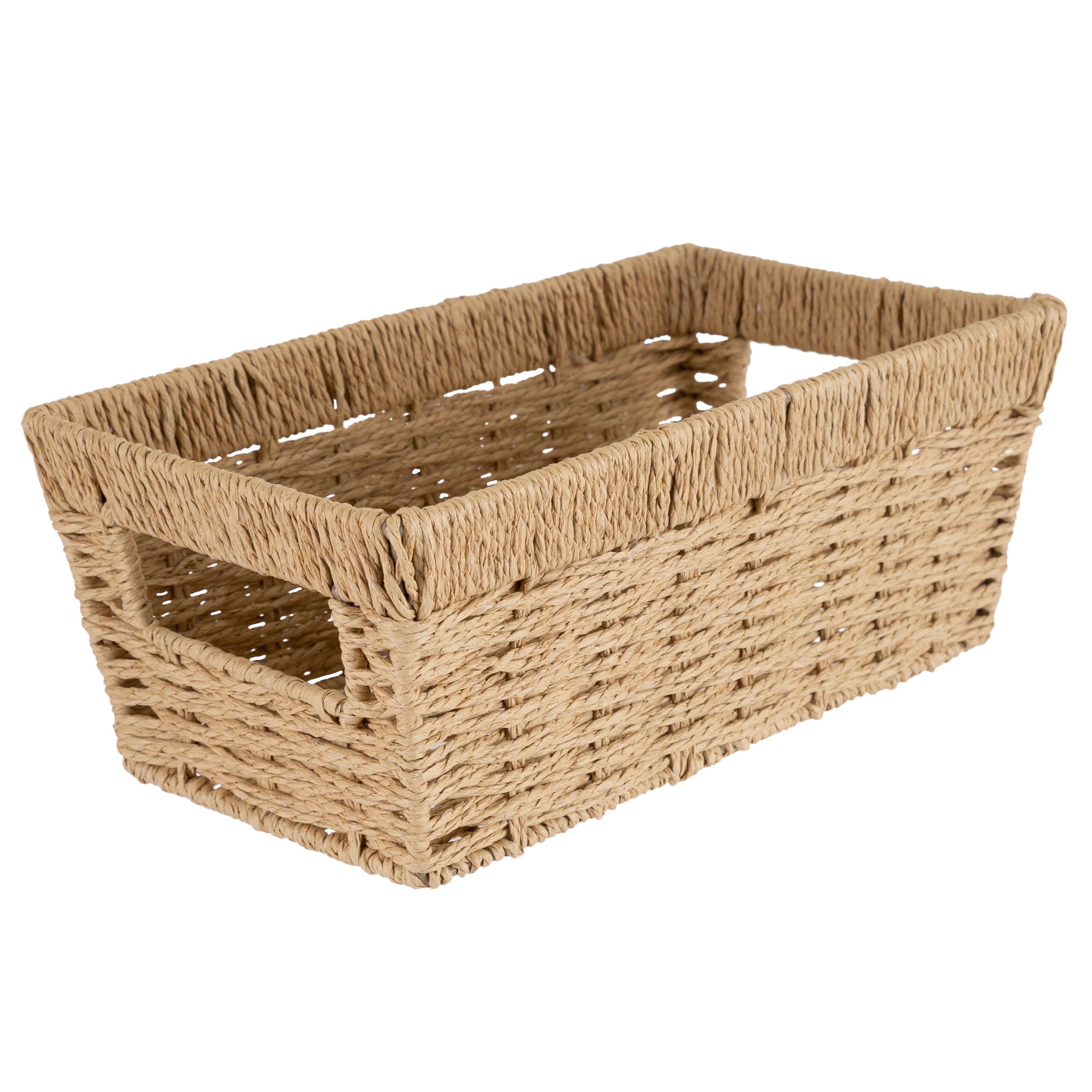 Simplify Small Dutch Weave Shelf Storage Basket