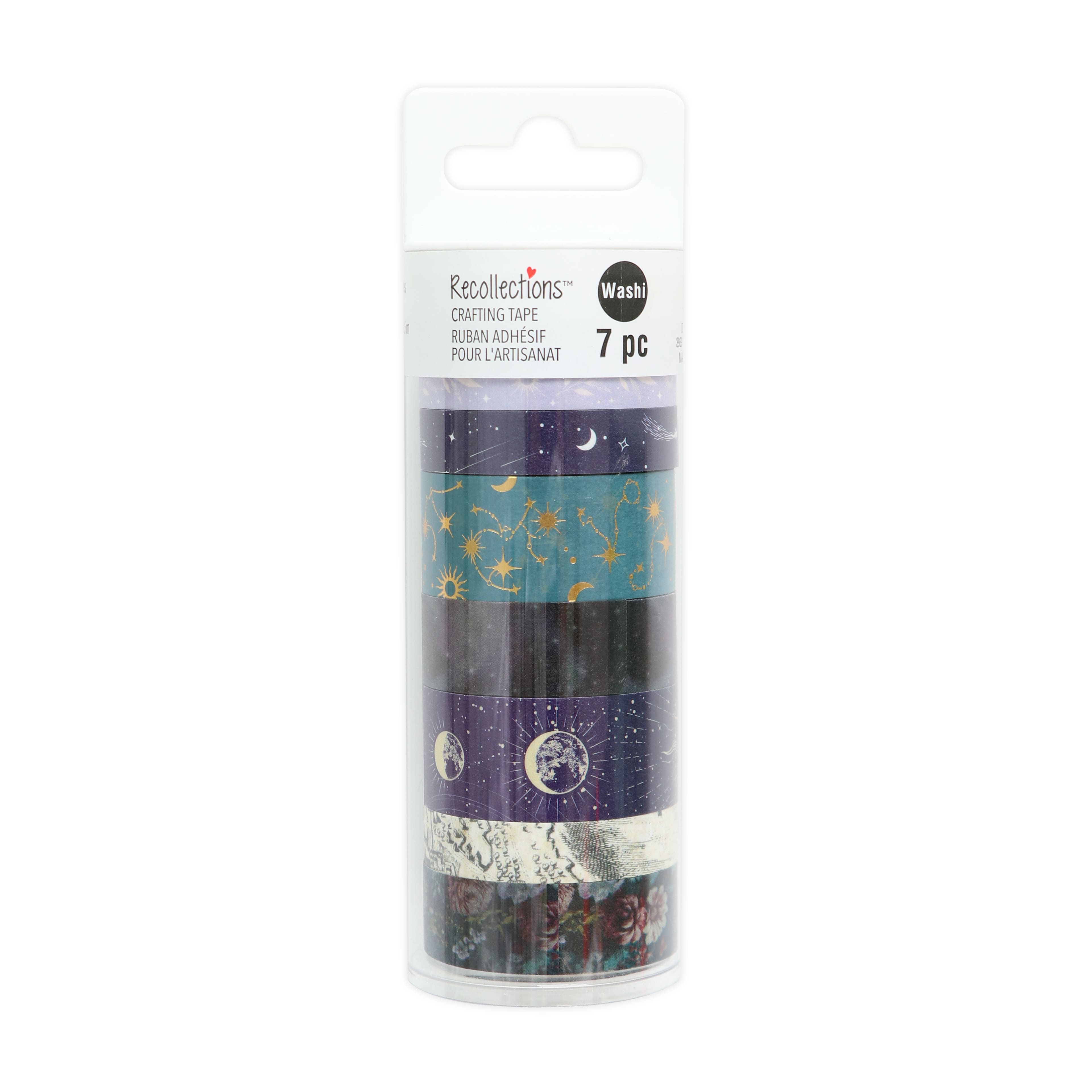 7-Piece Starlight Romance Washi Tape Tube by Recollections™