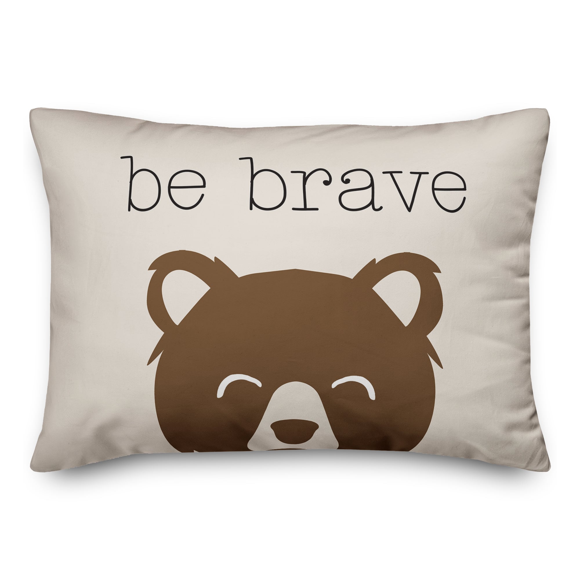 Be Brave Indoor & Outdoor Throw Pillow