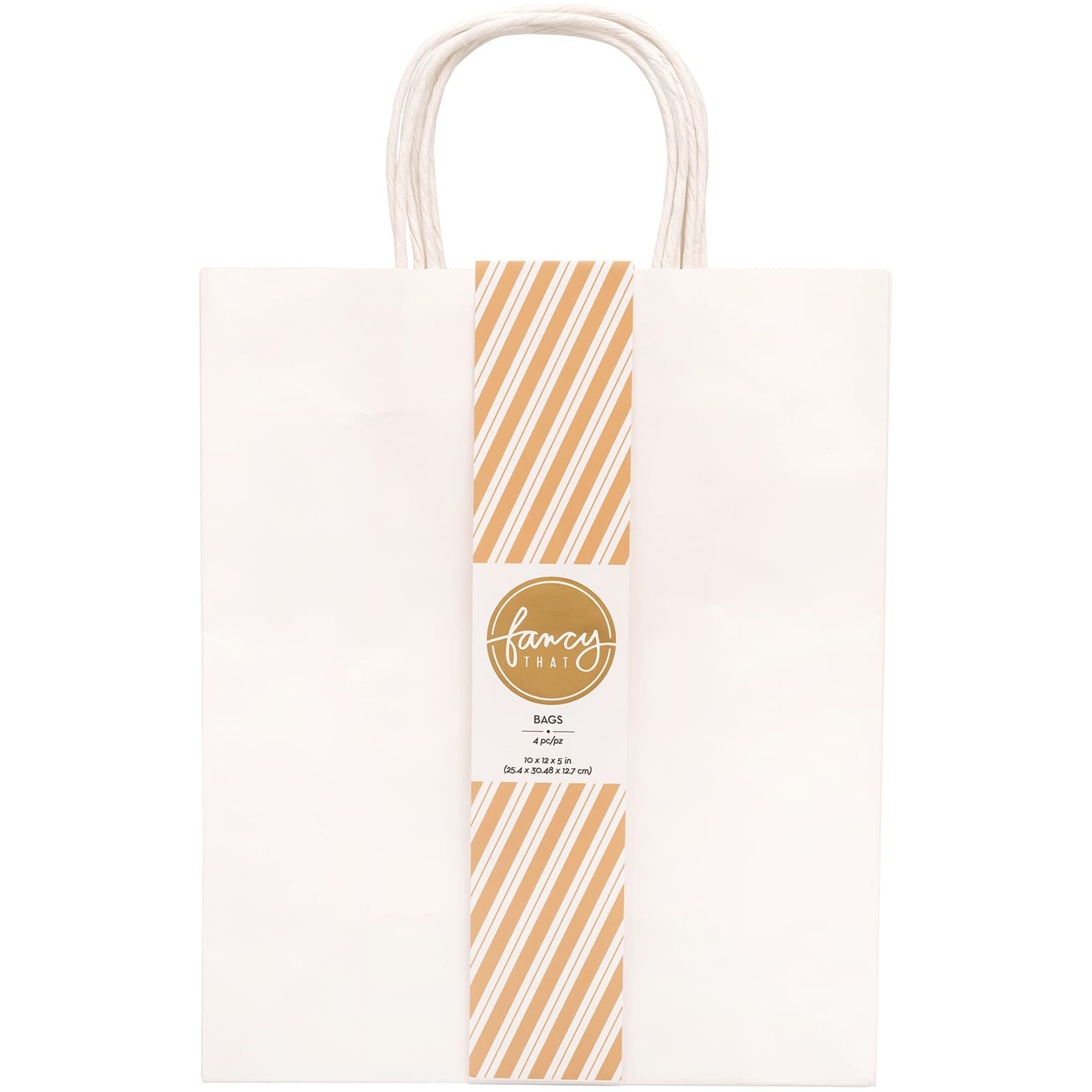 American Crafts™ Fancy That Large White Gift Bags, 4ct.