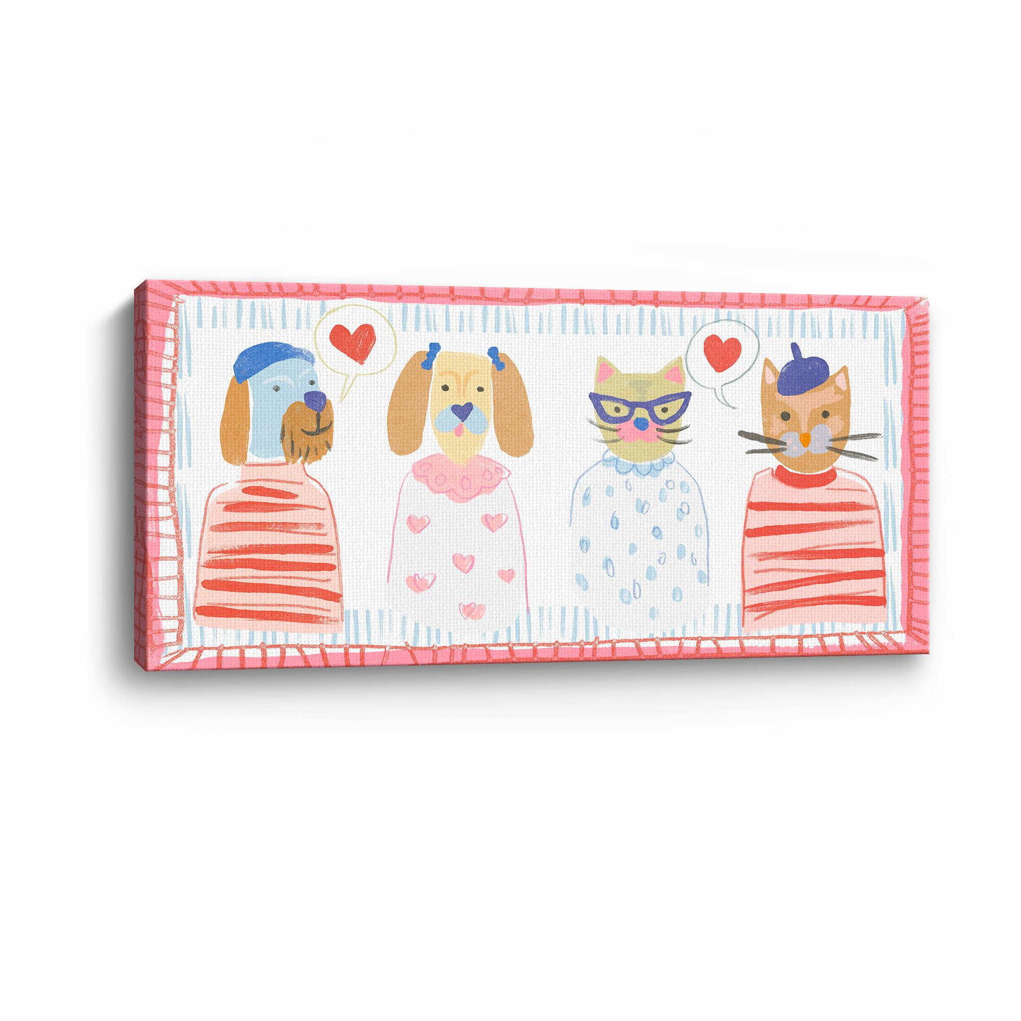 Cameo Characters D Canvas Giclée Art