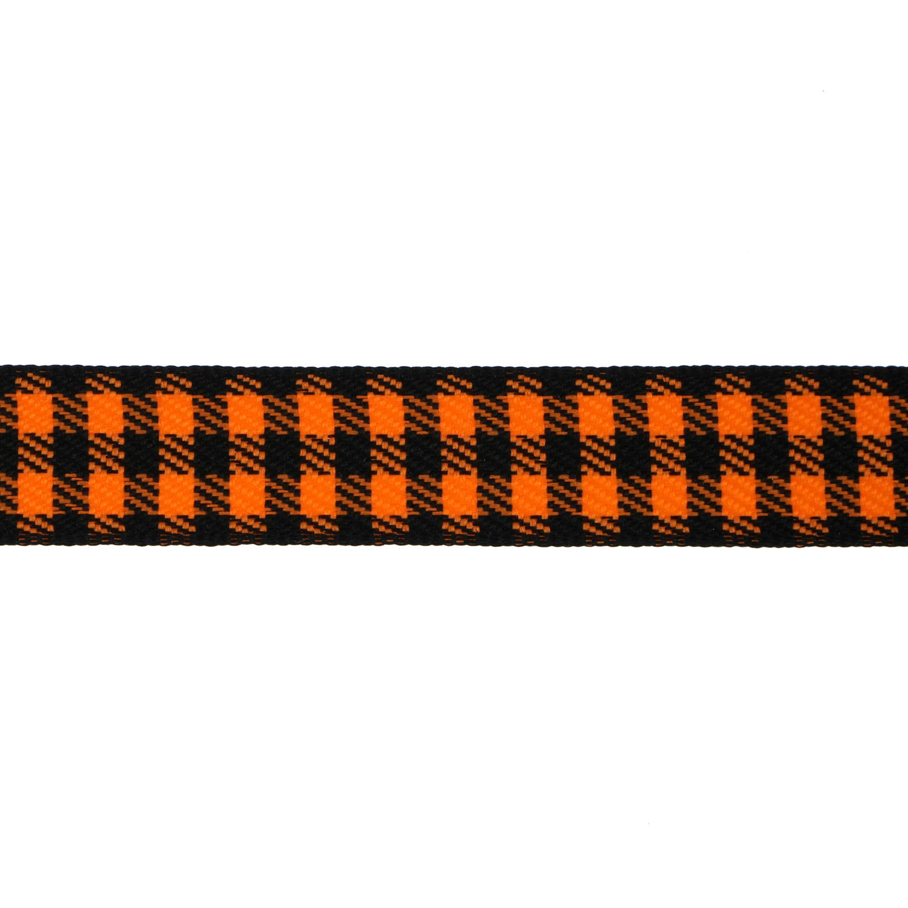 5/8" x 4yd. Orange & Black Check Ribbon by Celebrate It®