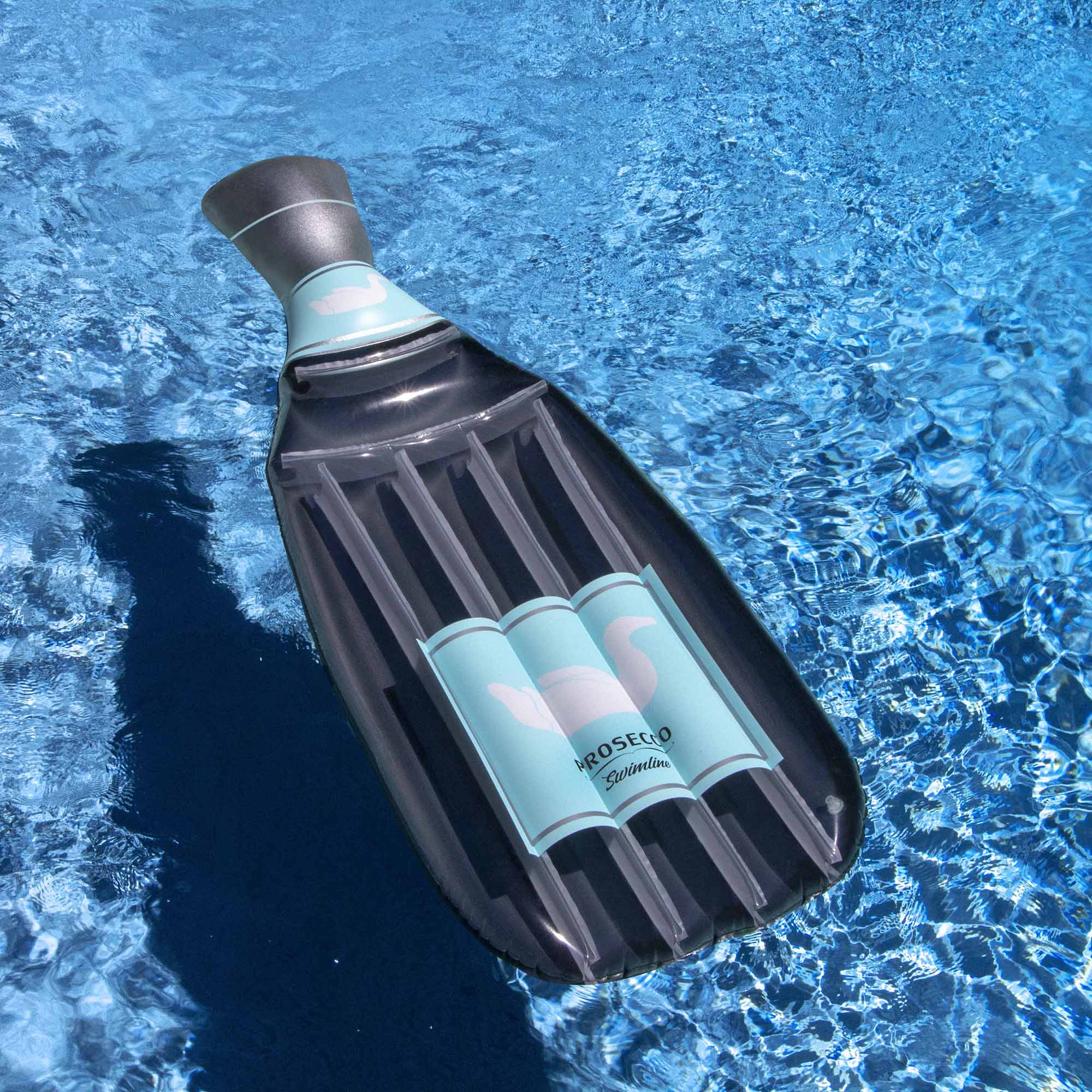 Swimline 86" Inflatable Prosecco Bottle Pool Float