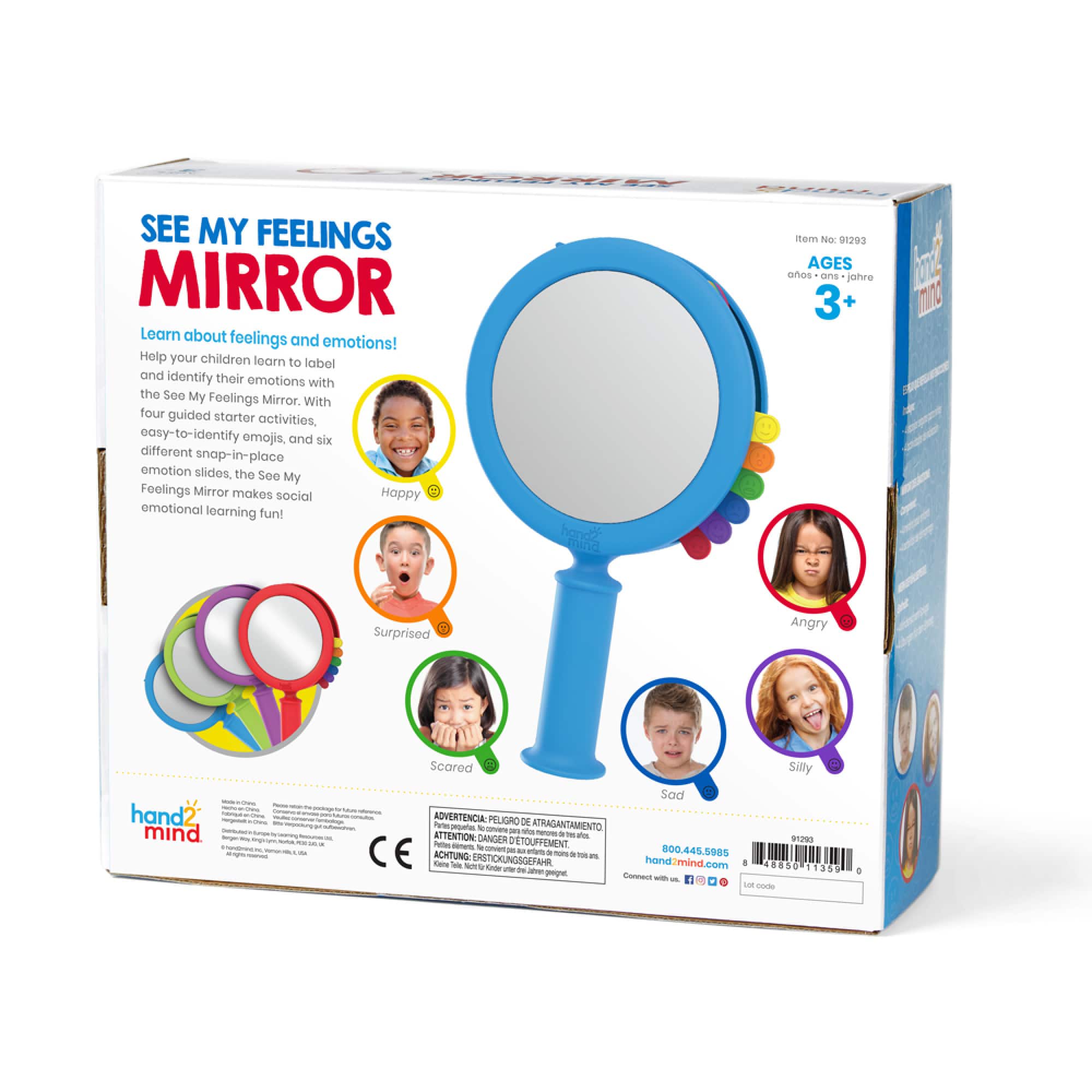 hand2mind® See My Feelings Mirrors Set
