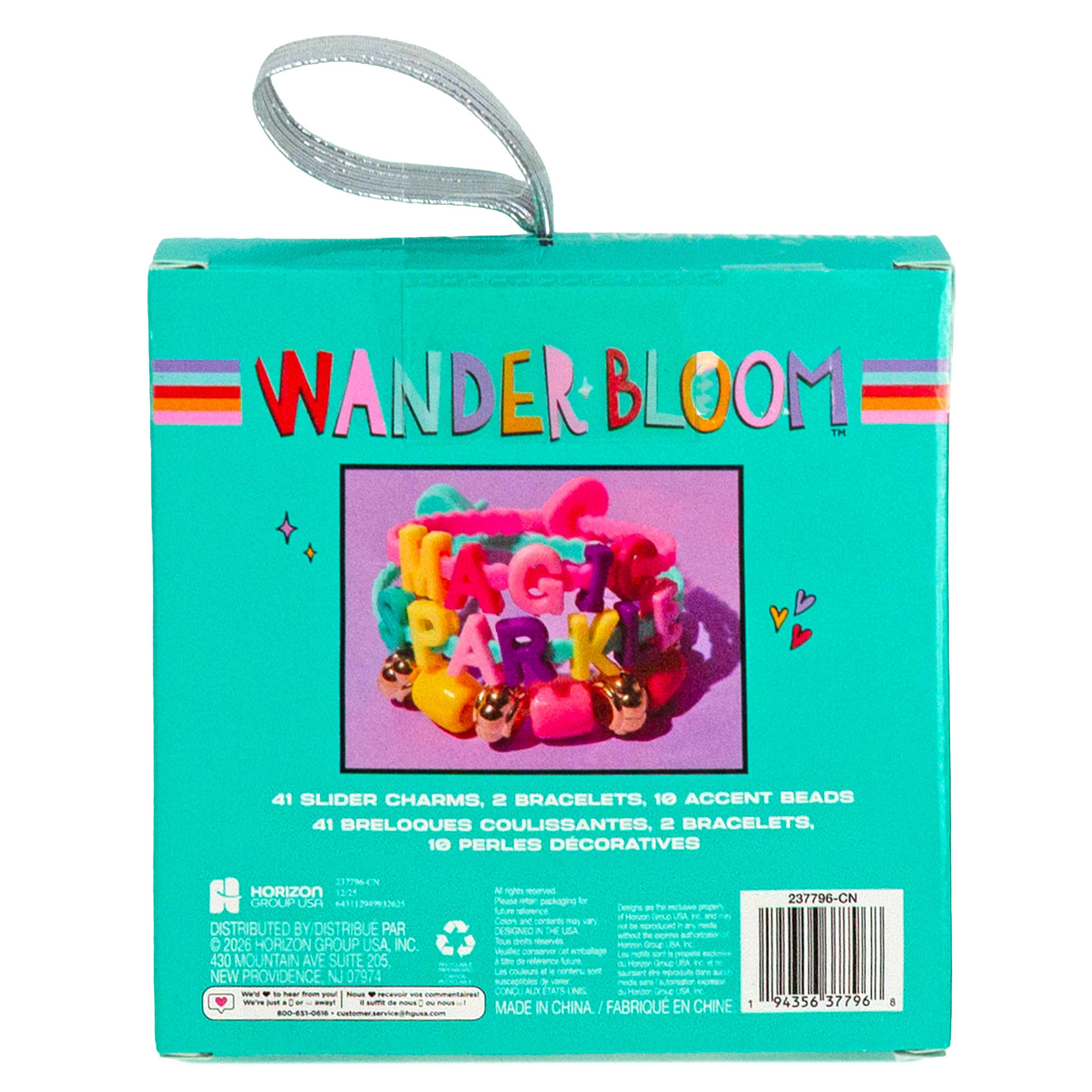 WanderBloom Slider Charms Mini Jewelry Set