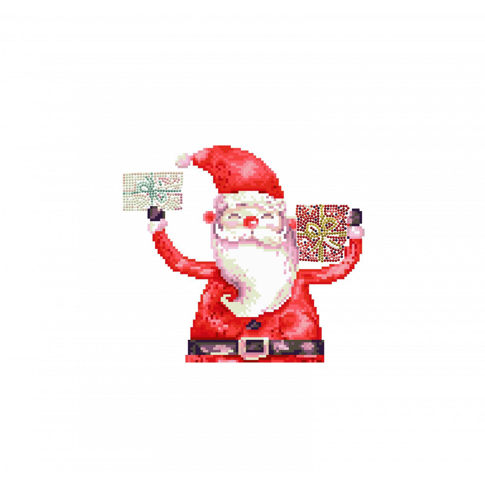 Diamond Dotz® Santa Cheer Diamond Box Painting Kit