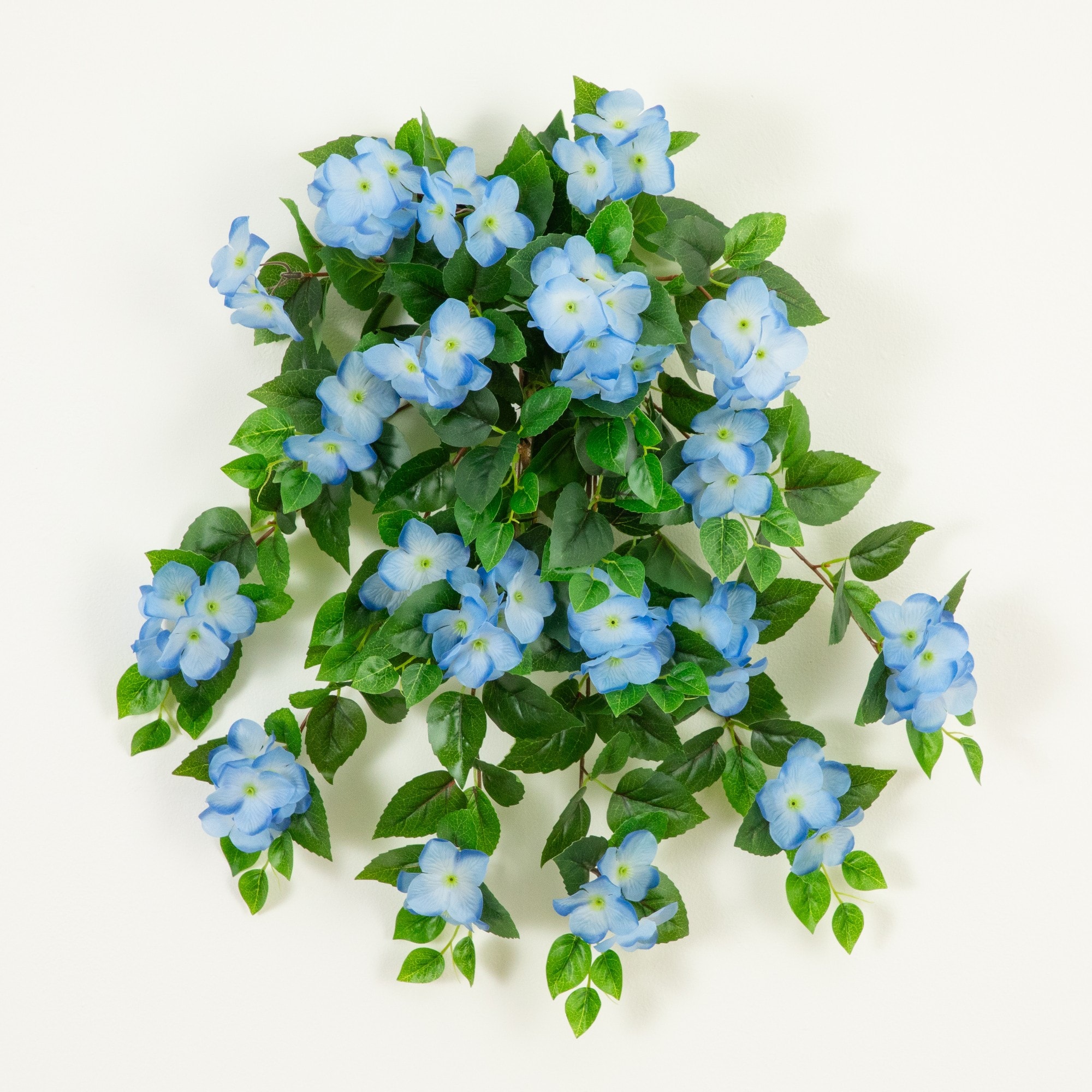 24" UV Resistant Artificial Hydrangea Hanging Plants