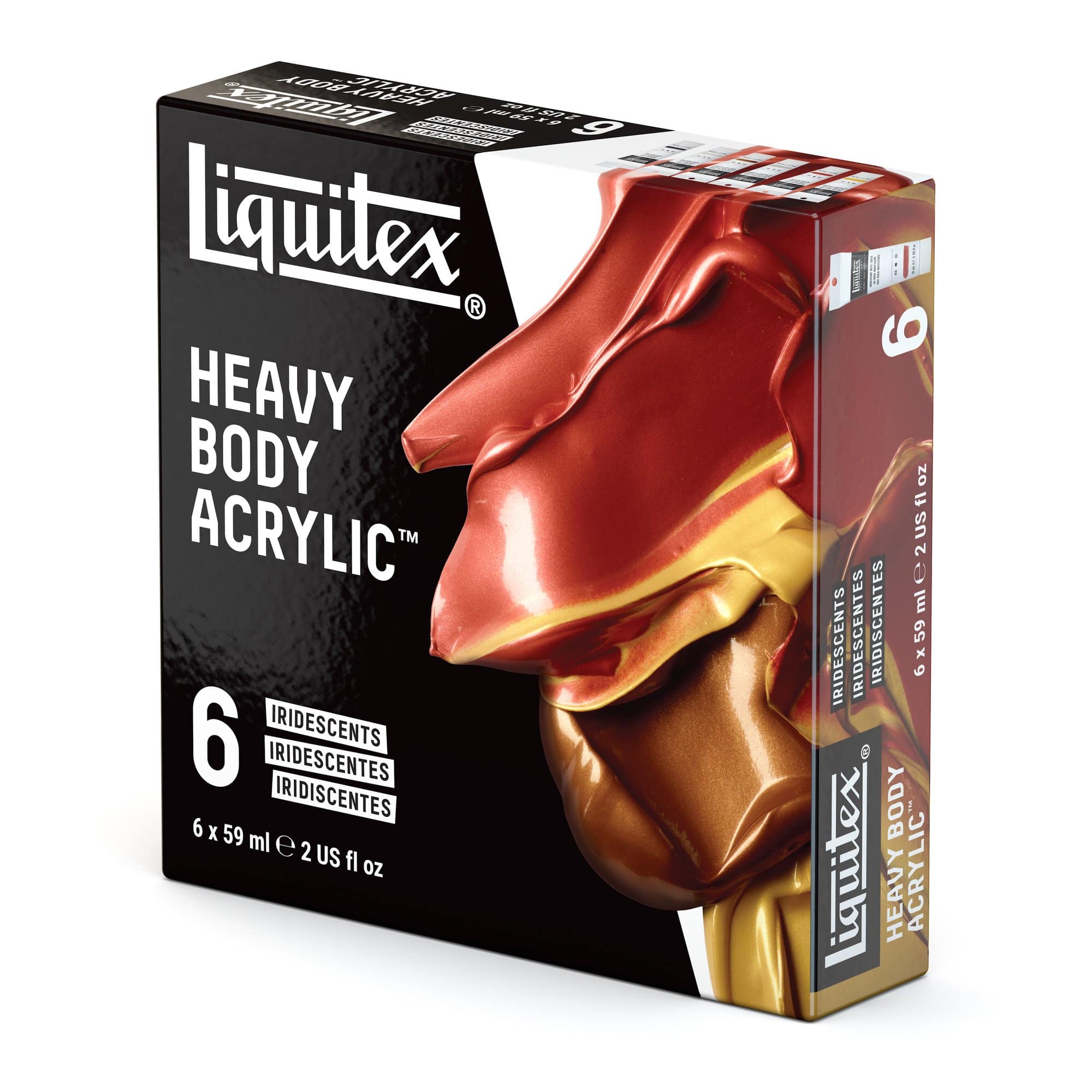 Liquitex® 6 Iridescents Heavy Body Acrylic Paint Set