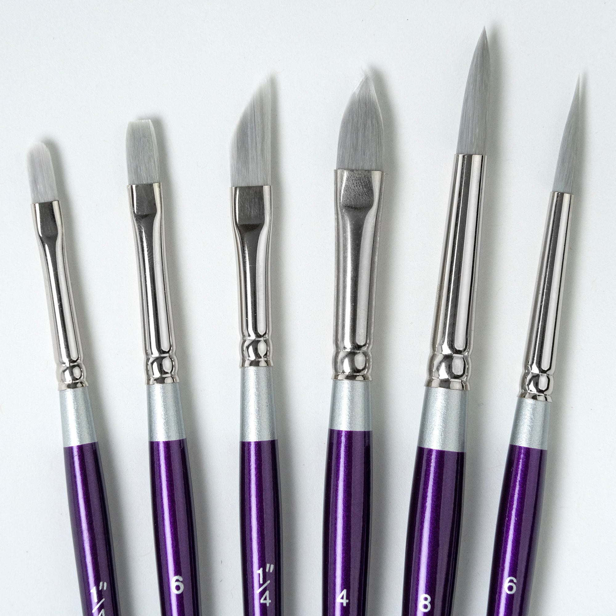 Silver Brush Limited Silver Silk 88® 6 Piece Creative Brush Set